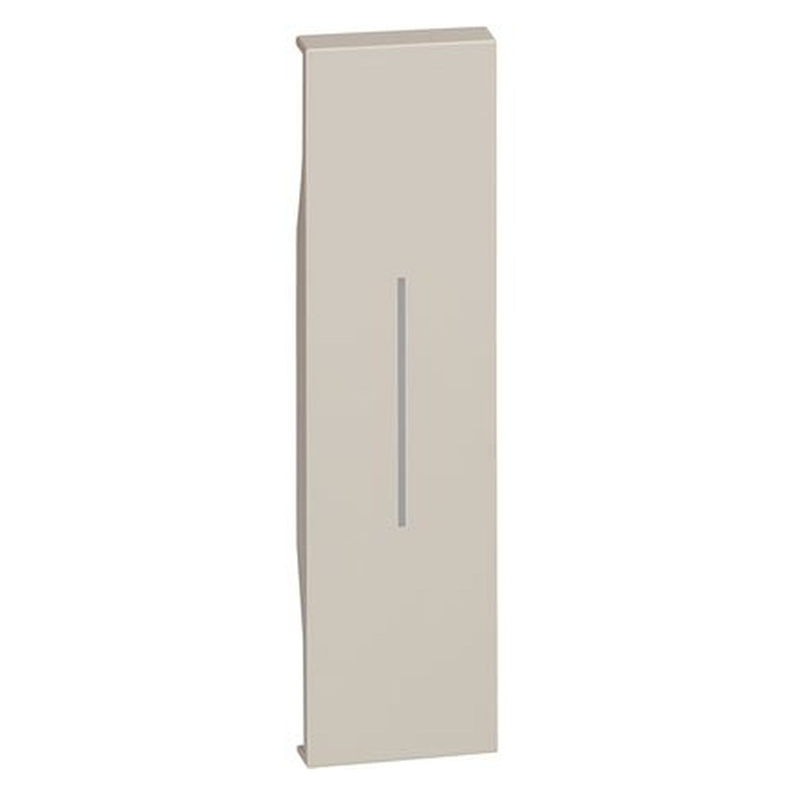 Tecla iluminable BTicino Living Now de 1 módulo, Sand, KM01 - referencia KM01