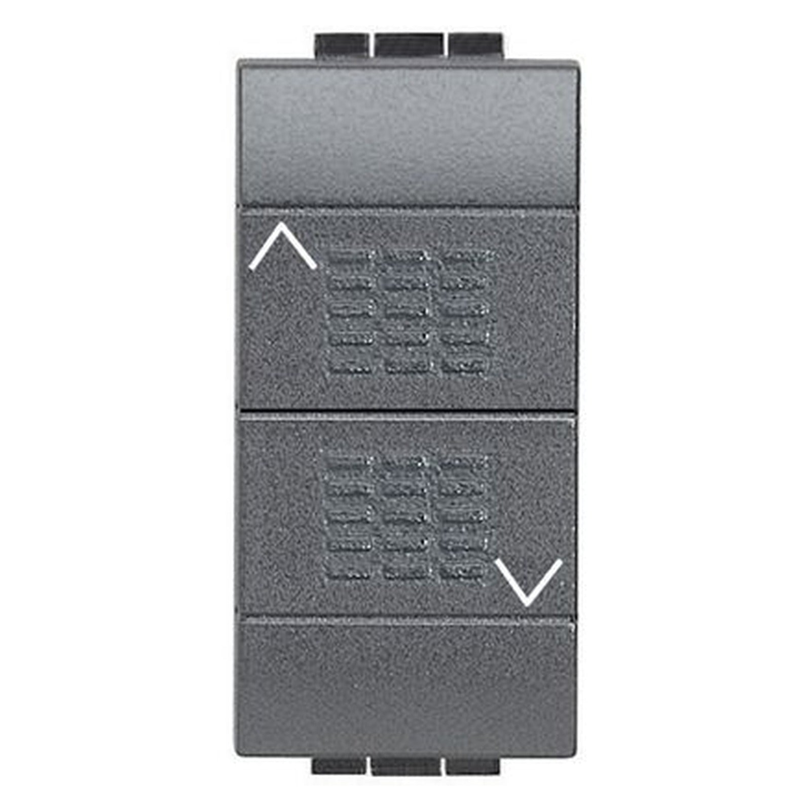Conmutador doble para persiana BTicino Livinglight 1-0-2, 16 A, antracita, L4027 - referencia L4027