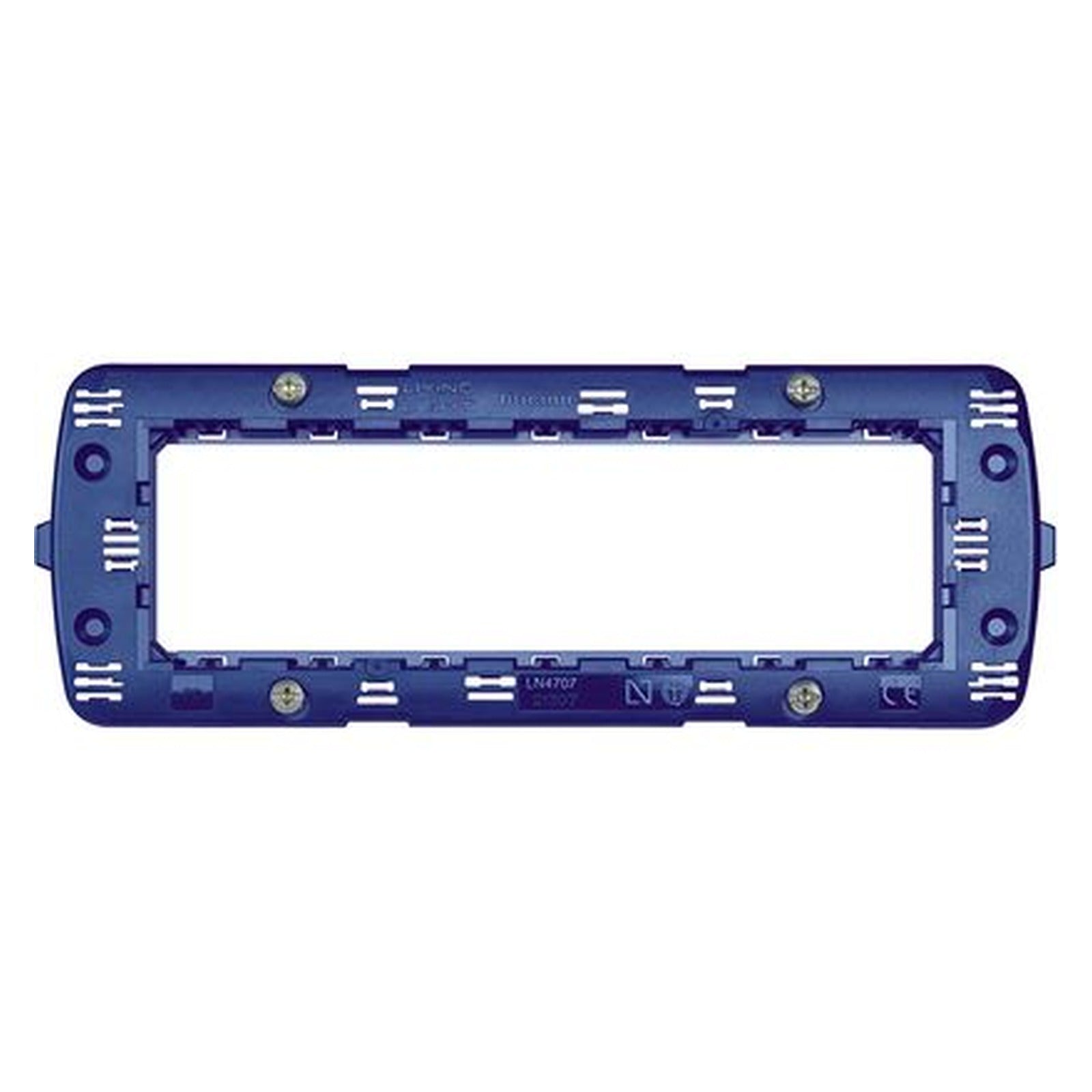 Soporte BTicino Livinglight de 7 módulos para placa cuadrada, LN4707 - referencia LN4707