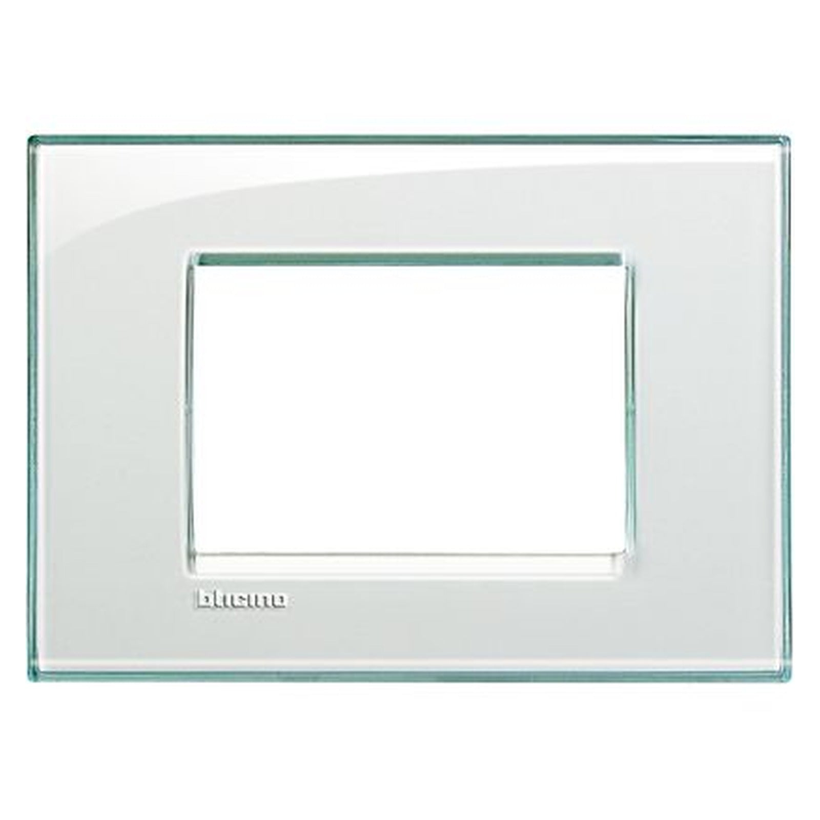 Placa BTicino Livinglight de 3 módulos, aguamarina, LNA4803KA - referencia LNA4803KA