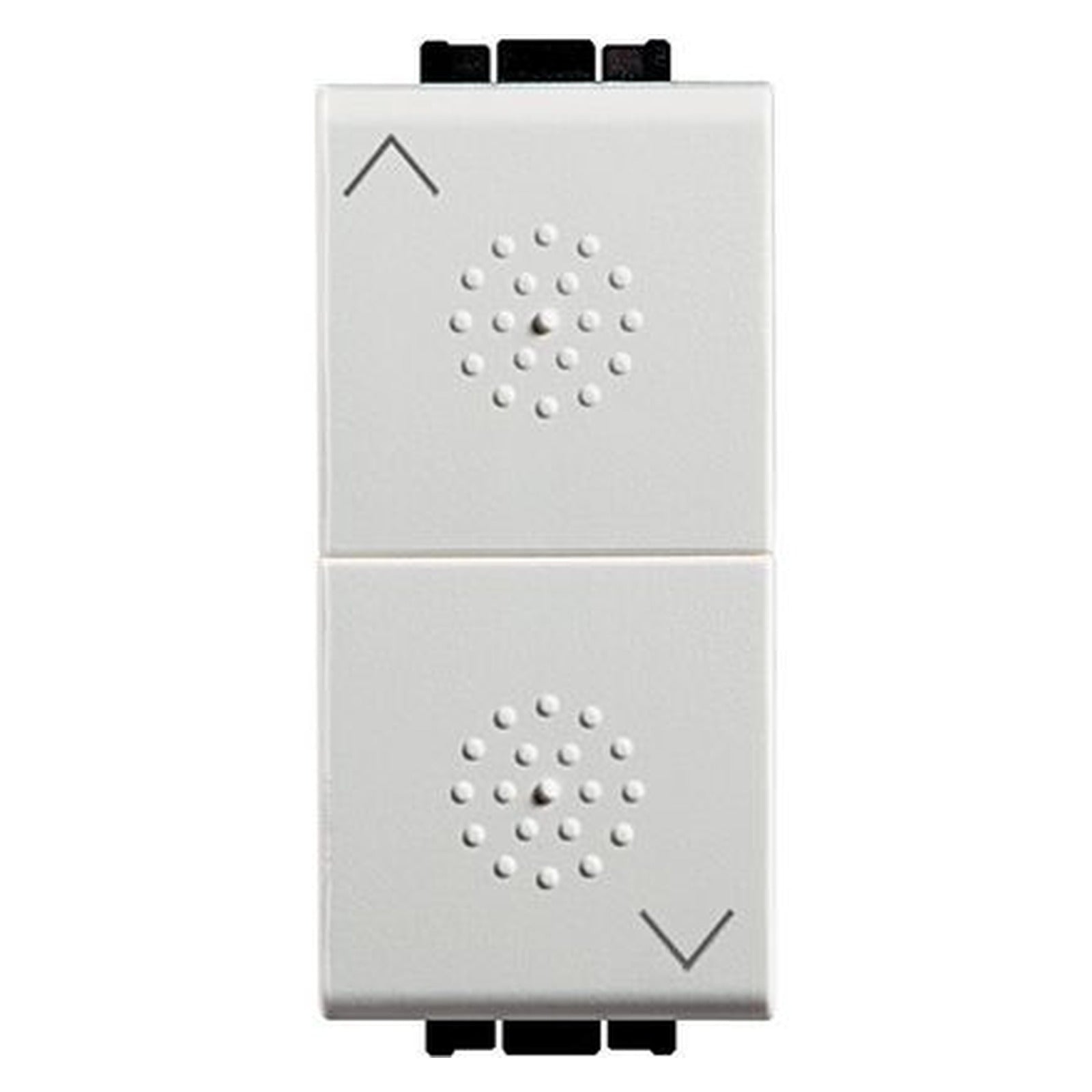 Pulsador doble interbloqueado BTicino Livinglight, 10 A, blanco, N4037 - referencia N4037