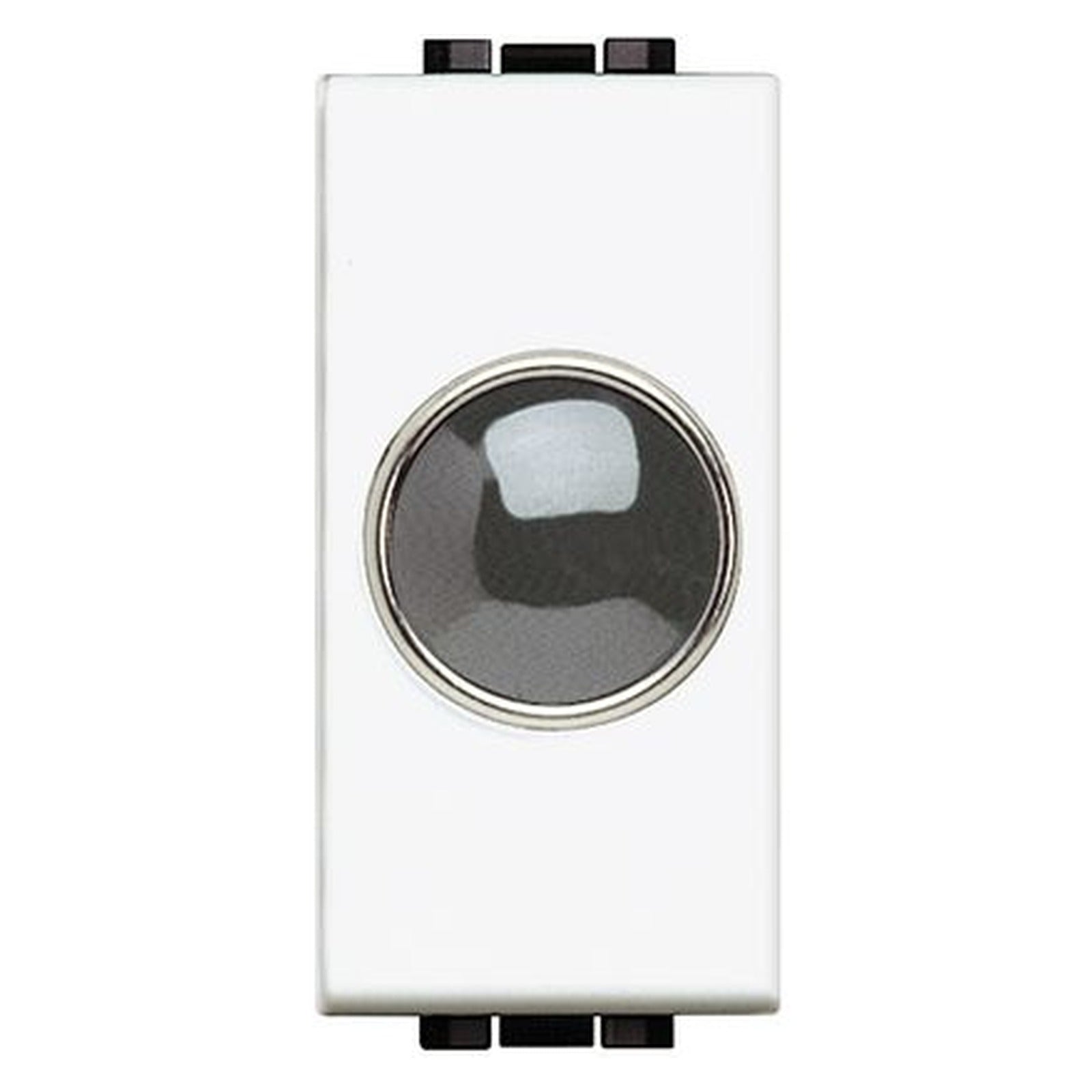 Portalámparas BTicino Livinglight con difusor transparente para LED, 1 módulo, blanco, N4371T - referencia N4371T