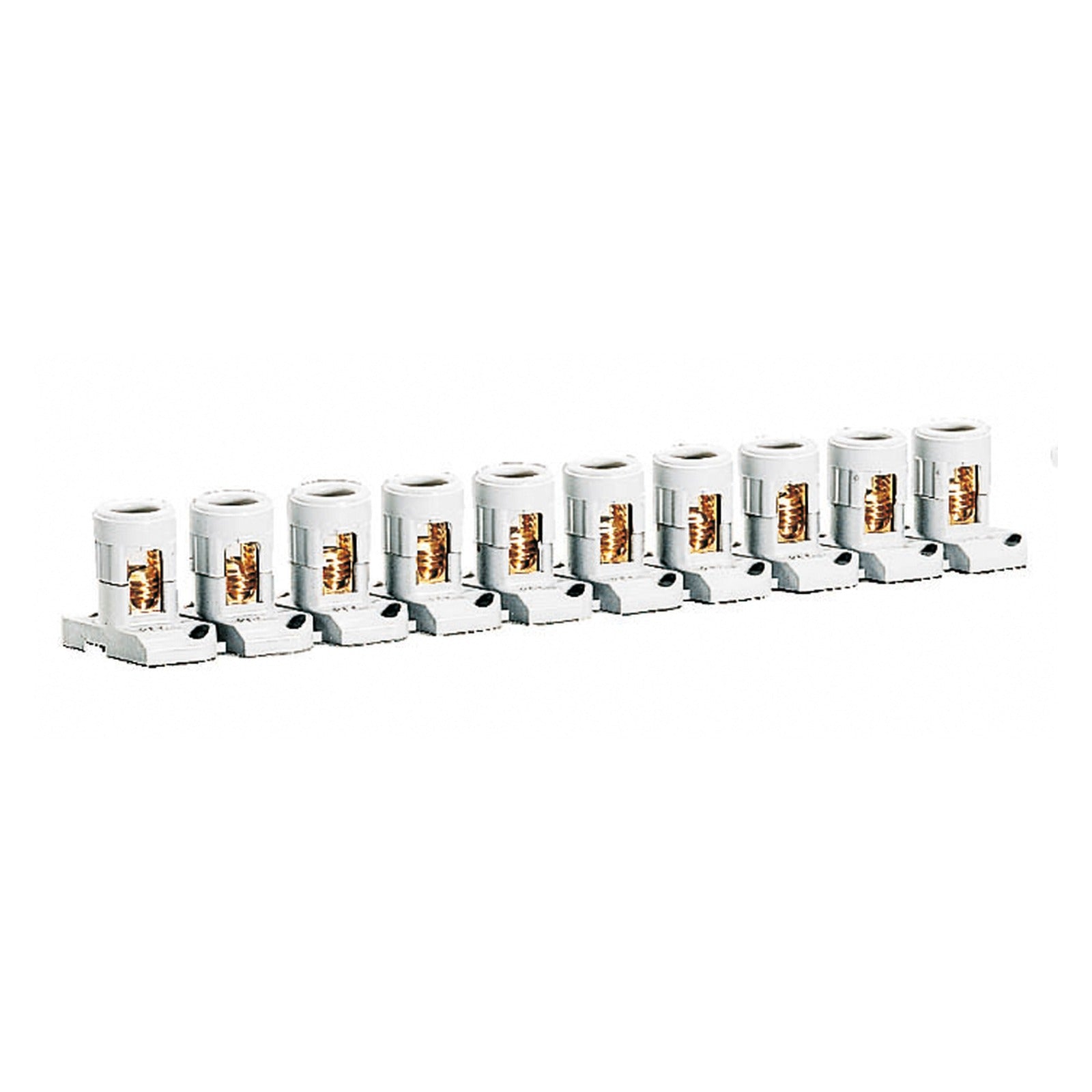 Regleta de paso Legrand Suprem, 10 bornas separables de 2 × 6 mm², paso 15 mm, 034000 - referencia 034000