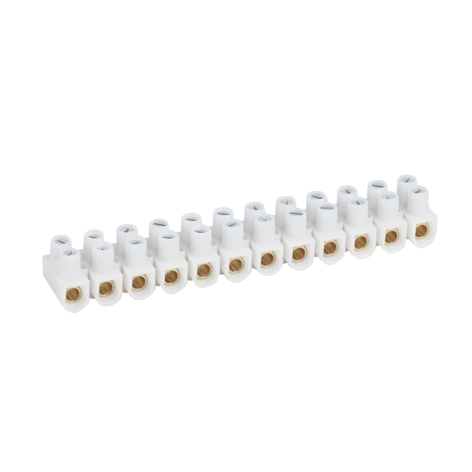 Regleta de conexión Legrand Nylbloc, 12 bornas de 16 mm², 101 A, blanca, 034278 - referencia 034278