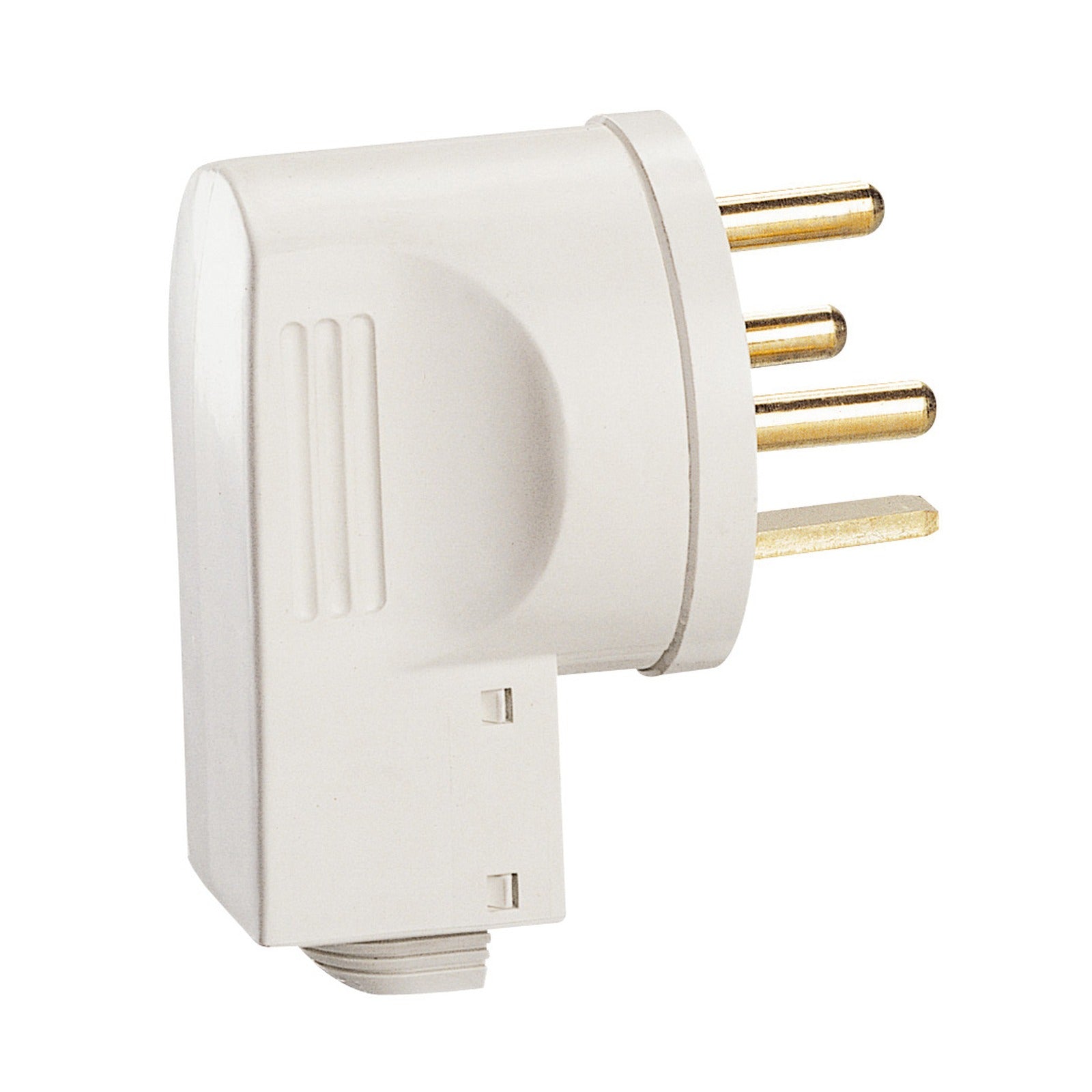 Clavija industrial Legrand 3P+T, 20 A, 380 V, salida lateral, blanca, 055155 - referencia 055155