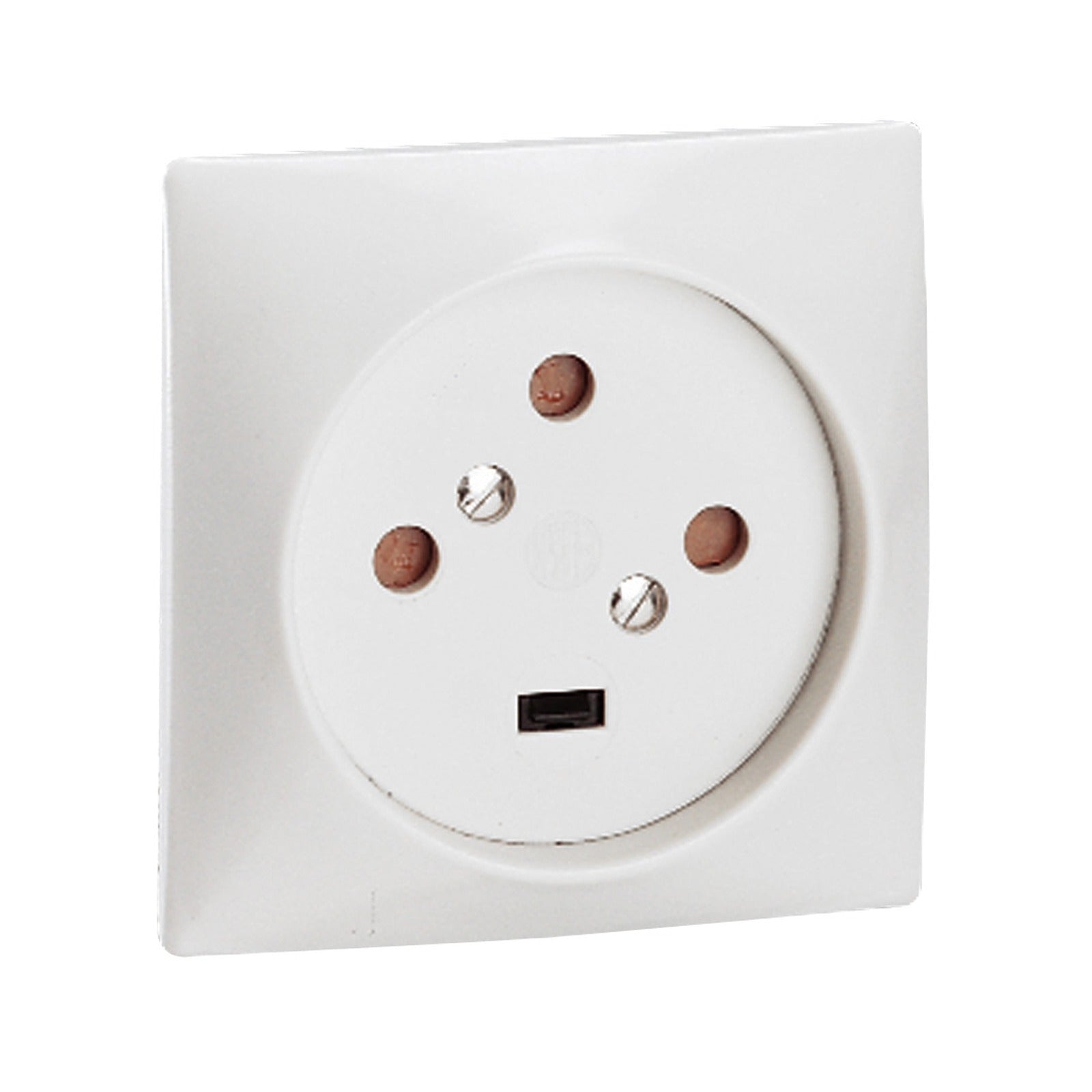 Base industrial empotrable Legrand 3P+T, 20 A, 380 V, 80 × 80 mm, blanca, 055425 - referencia 055425