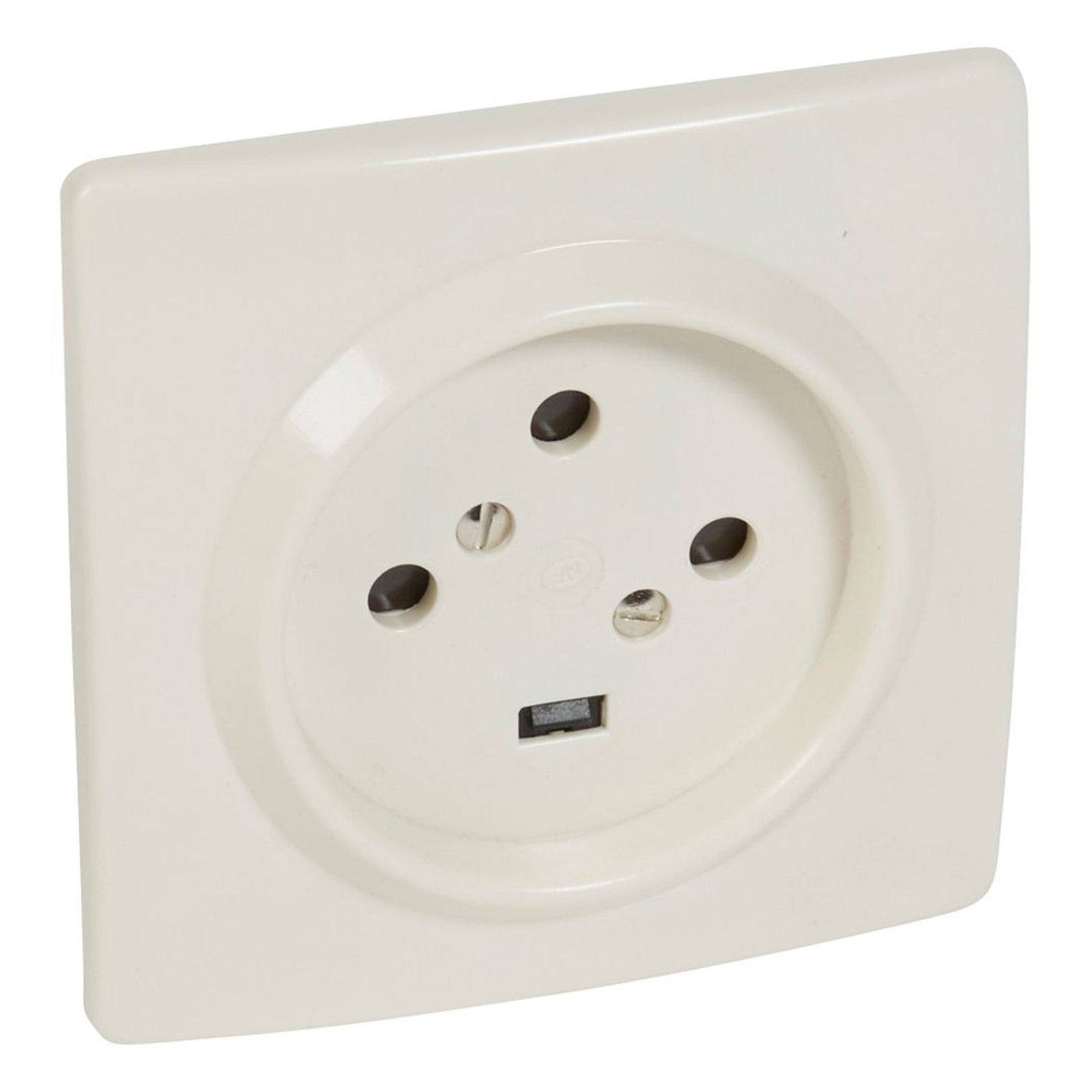 Base industrial Legrand 3P+T, 20 A, 380 V, 95 × 95 mm, con obturadores, blanca, 055455 - referencia 055455