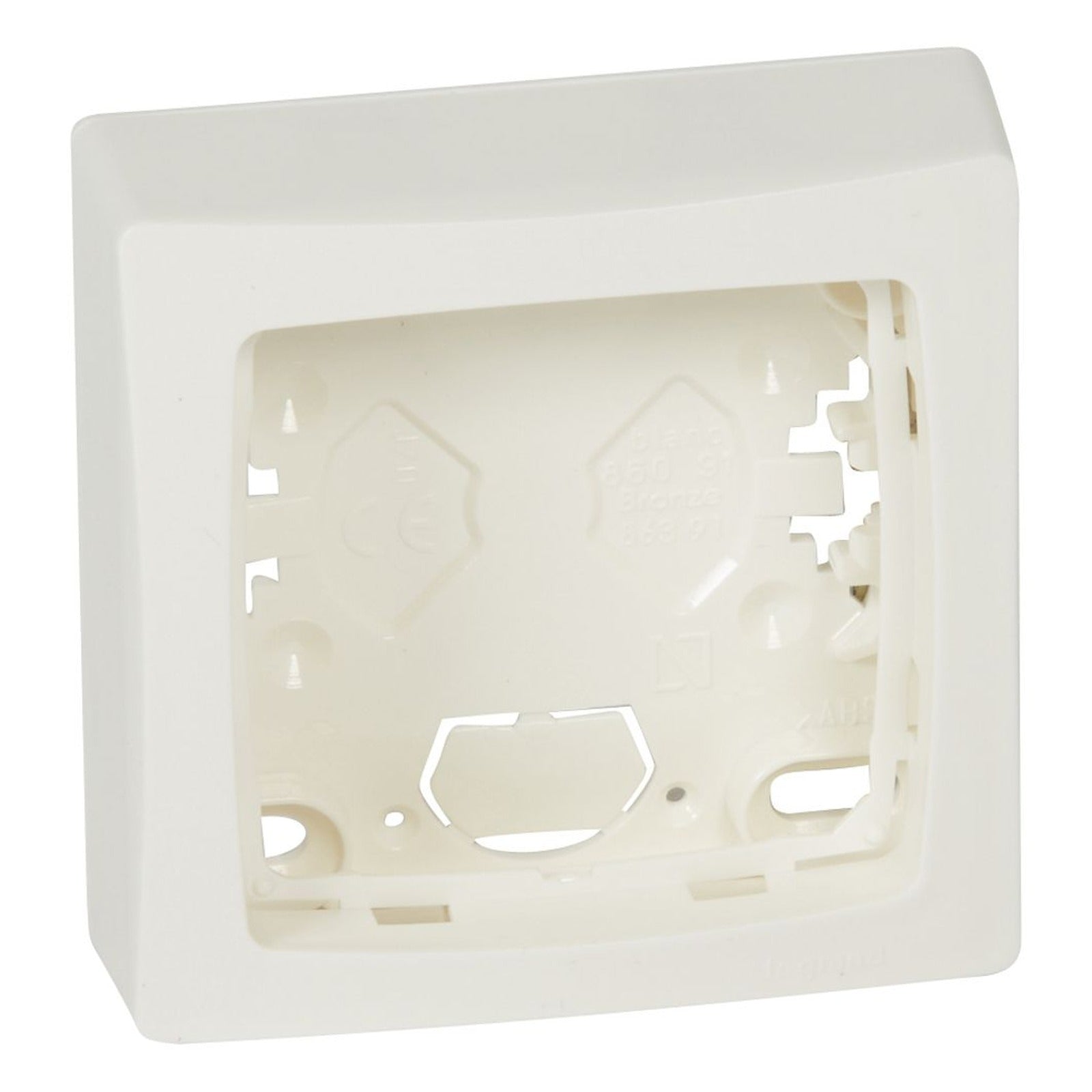 Placa de superficie Legrand Oteo de 1 puesto, blanca, 086091 - referencia 086091