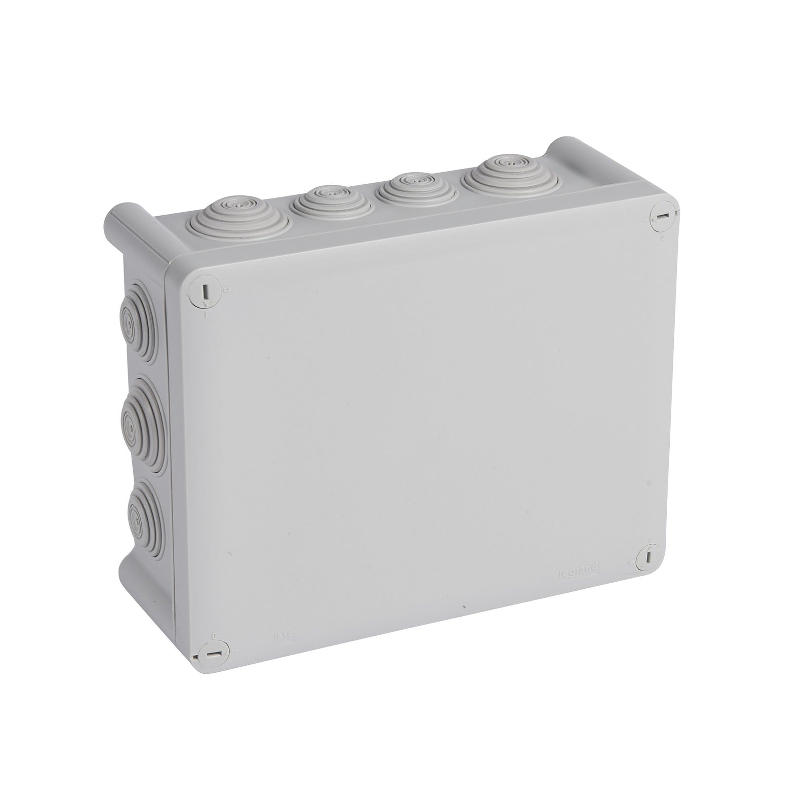 Caja de derivación Legrand Plexo IP55, 220 × 170 × 92 mm, 14 entradas, gris, 092186 - referencia 092186