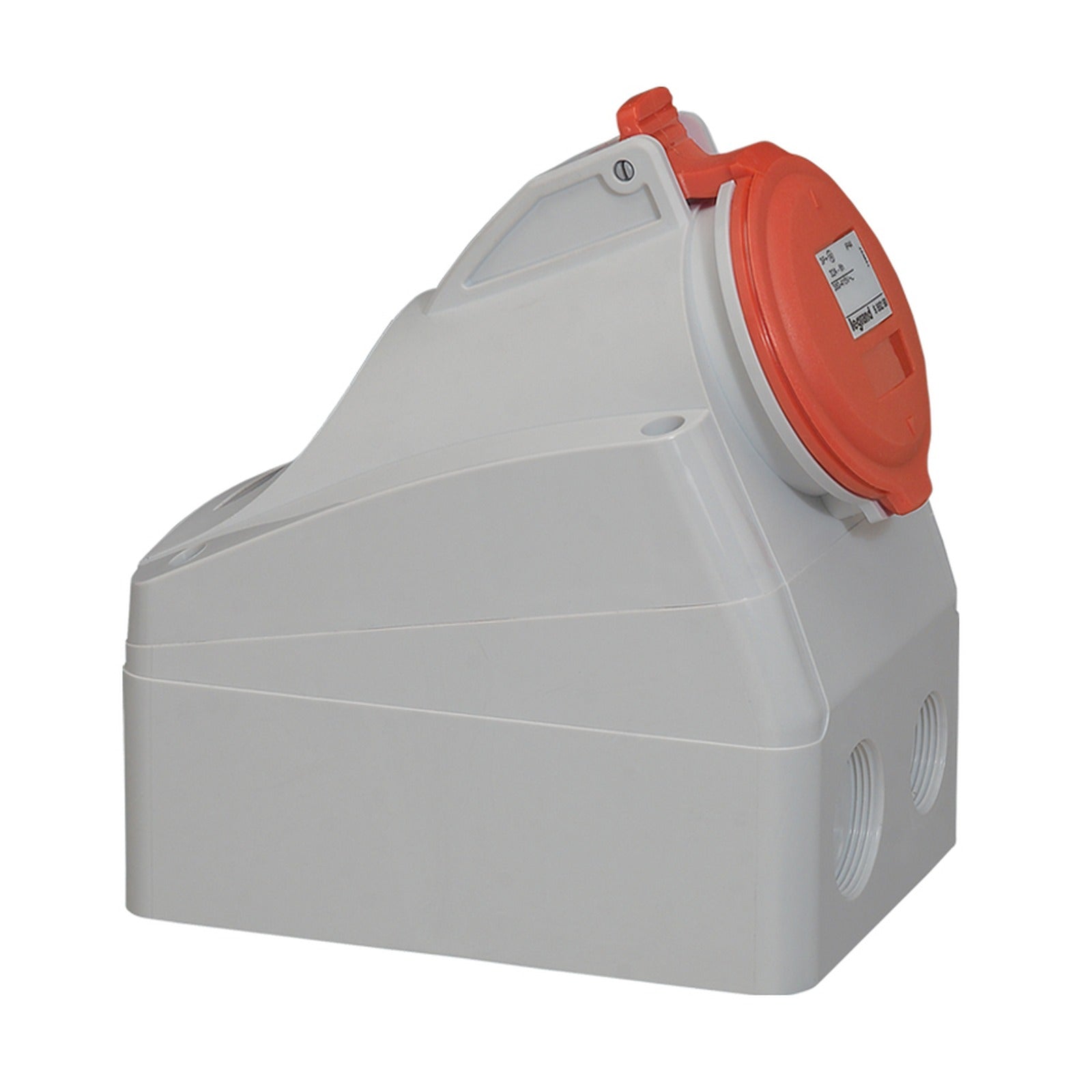 Base mural industrial Legrand P17 Pro, 3P+T, 16 A, 380-415 V, IP44, roja, 555158 - referencia 555158