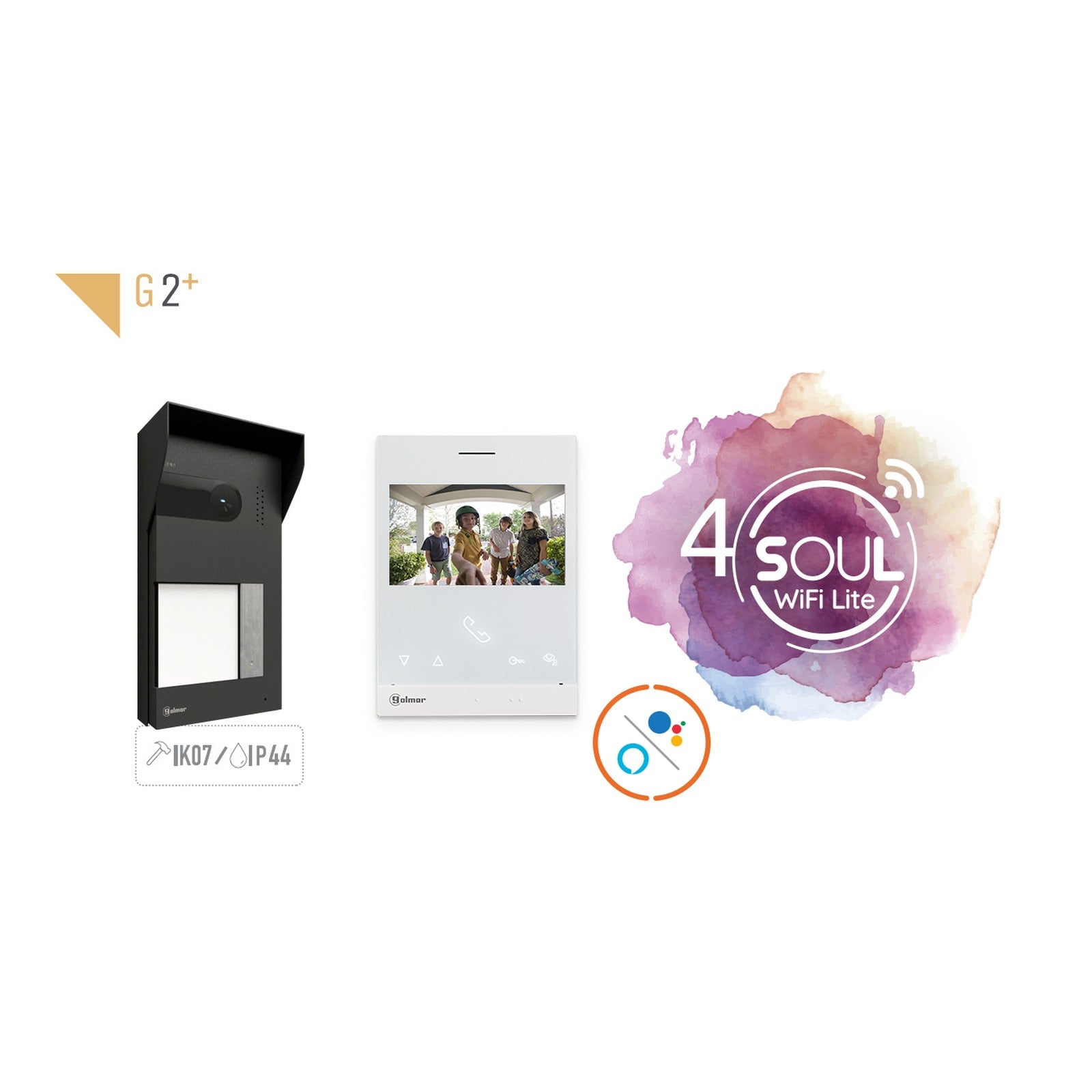 Kit Soul vídeo 1 línea con Wi-Fi S5110/ART 4W LITE Golmar – Ref. 12205114W - referencia 12205114W
