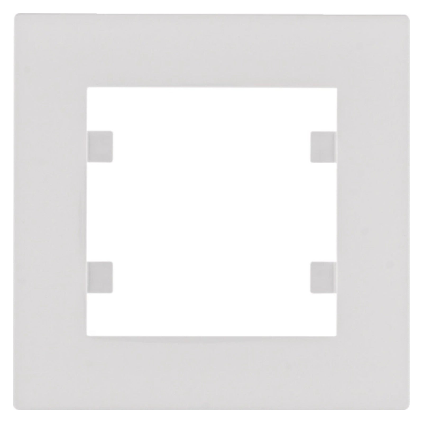 Marco 1 elemento lumina, color blanco polar (RAL 9016) Hager – Ref. WL5510 - referencia WL5510