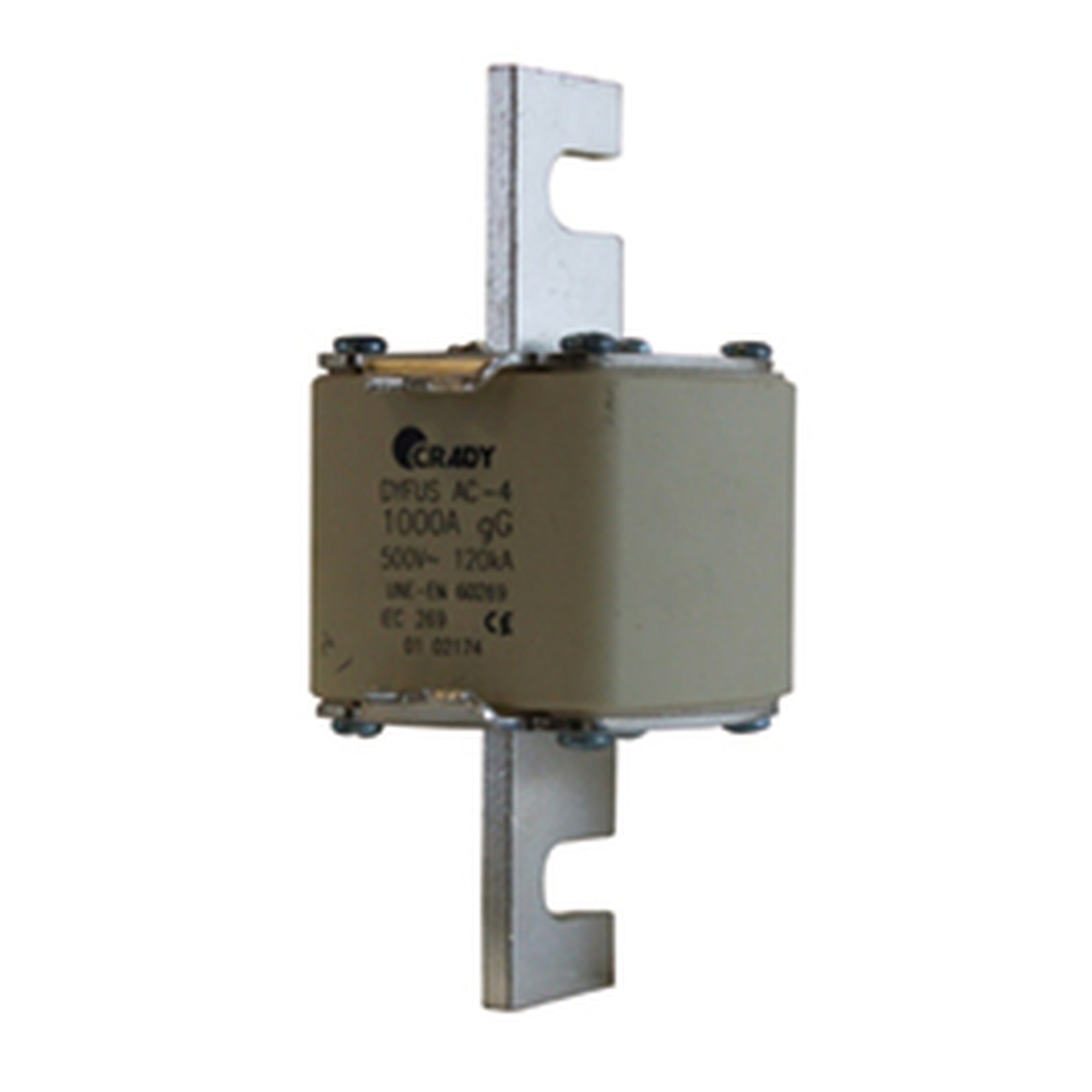 Fusible NH-4 de 1000A (500/690 Vac). Clase gG Crady – Ref. 0102174 - referencia 0102174