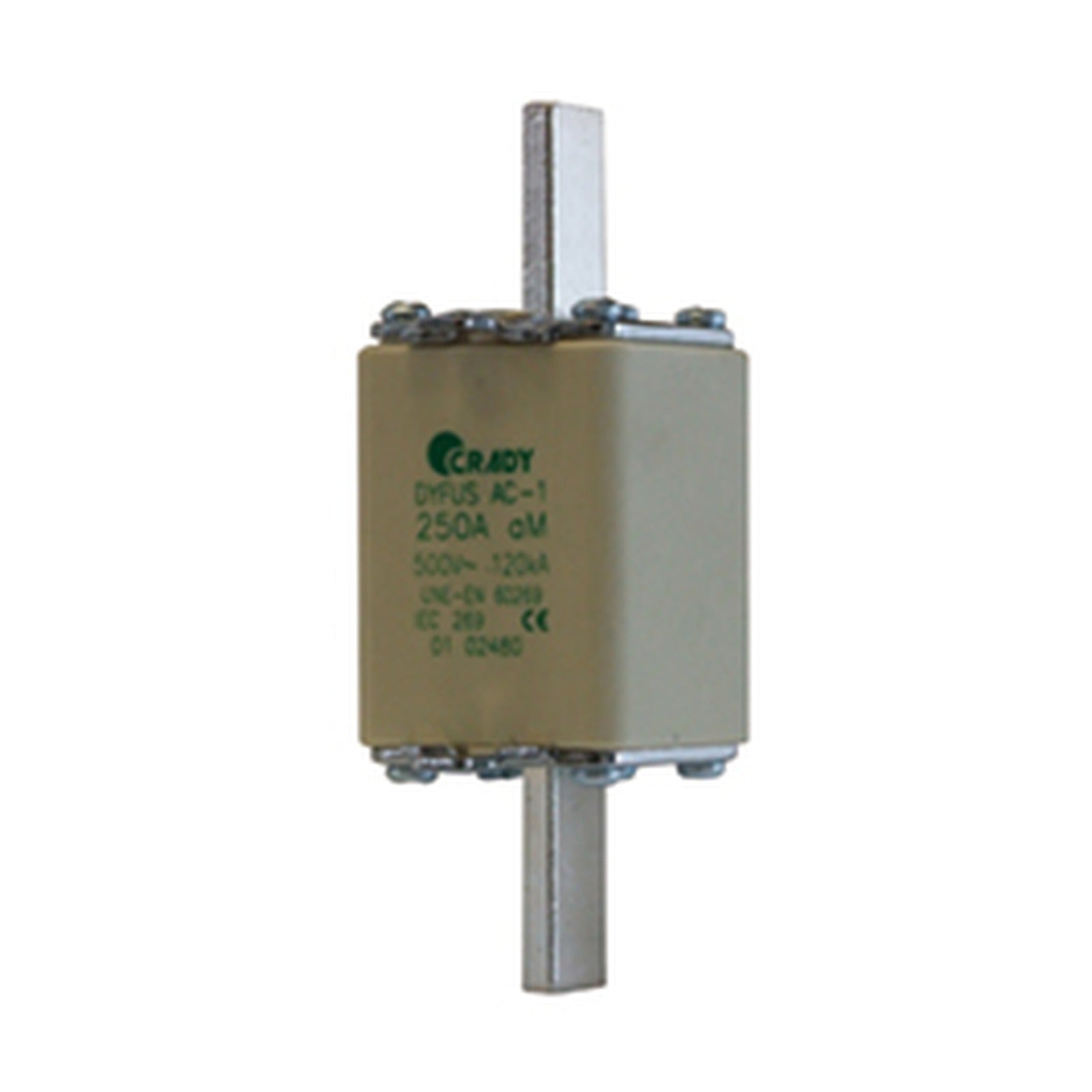 Fusible NH-1 de 250A (500/690 Vac). Clase aM Crady – Ref. 0102480 - referencia 0102480