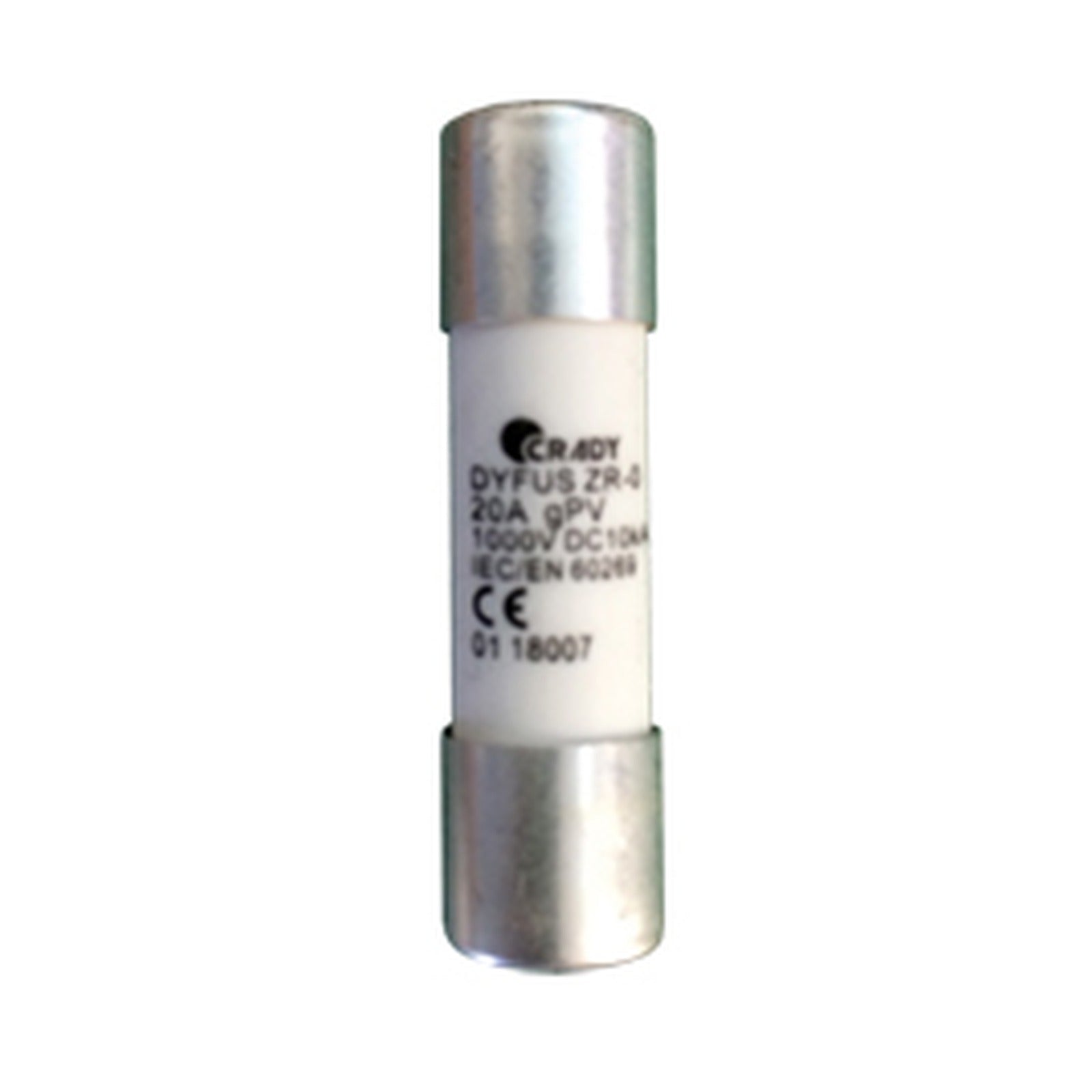 Fusible tamaño 0 de 10A (1000 Vcc). Clase gPV Crady – Ref. 0118004 - referencia 0118004
