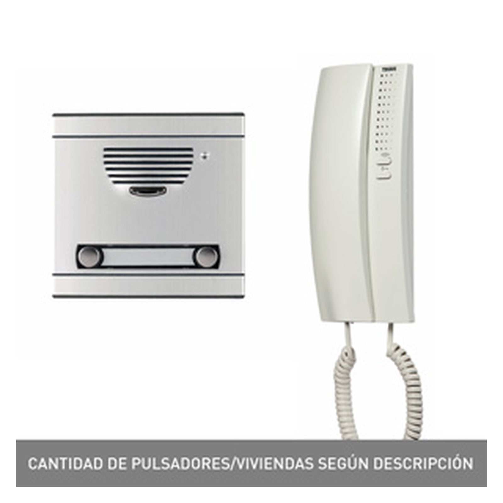 Kit audioA 1 (1 vivienda) placa y teléfono SERIE 7 Tegui – Ref. 375011 - referencia 375011