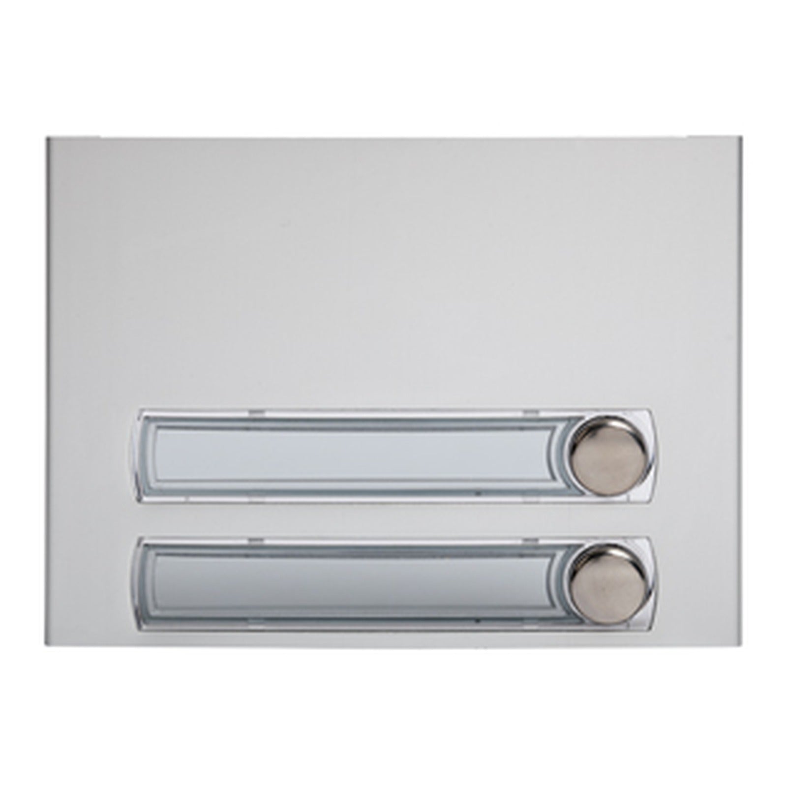 Frontal para módulo de pulsadores de la SERIE7 diseñados con 2 pulsadores y 1 columna. Componente para instalación videoportero Tegui – Ref. 375120 - referencia 375120