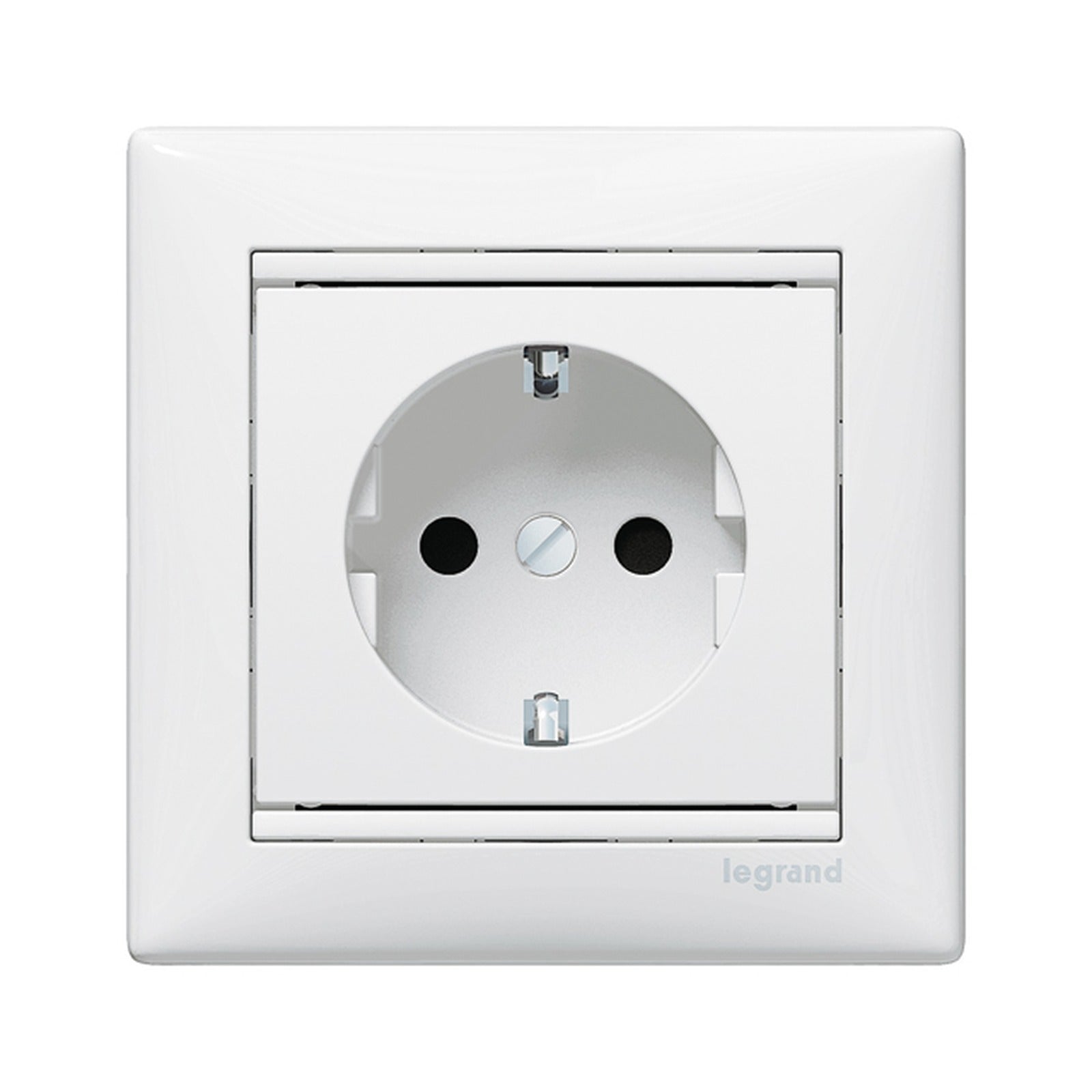 Base corriente valena 2pt con obturadores bornes con tornillos 1016 A 230 V blanco Legrand 774421 - referencia 774421