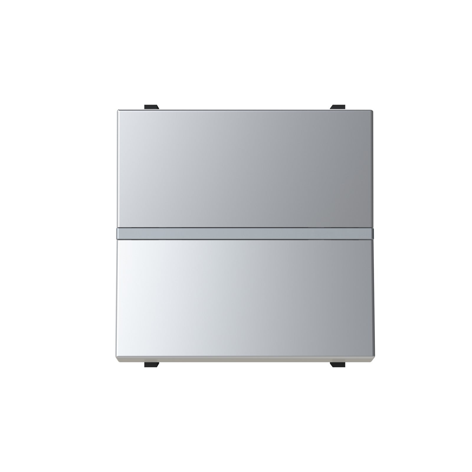 Interruptor bipolar plata con LED intercambiable Niessen Zenit N2201.2 PL - referencia N2201.2 PL