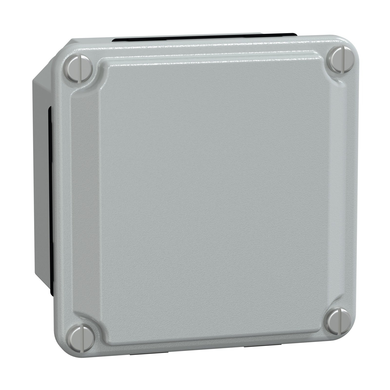 Caja industrial metálica - tapa baja- Alt85xAnch85xProf49 - IP55 - gris RAL 7035 Schneider Electric NSYDBN88 - referencia NSYDBN88