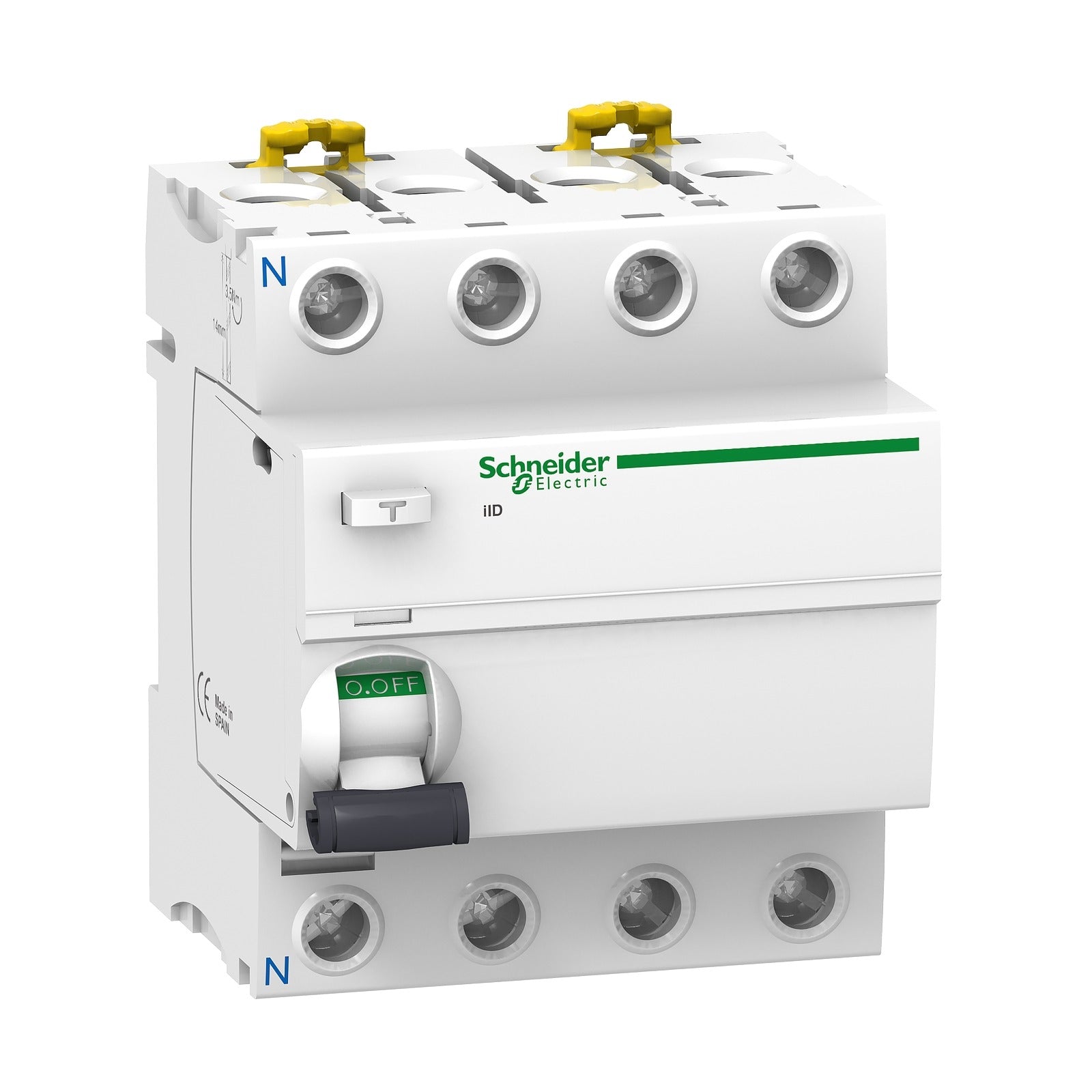 Interruptor diferencial, Acti9 iID, 4P, 25 A, 300 mA AC Schneider Electric A9R84425 - referencia A9R84425