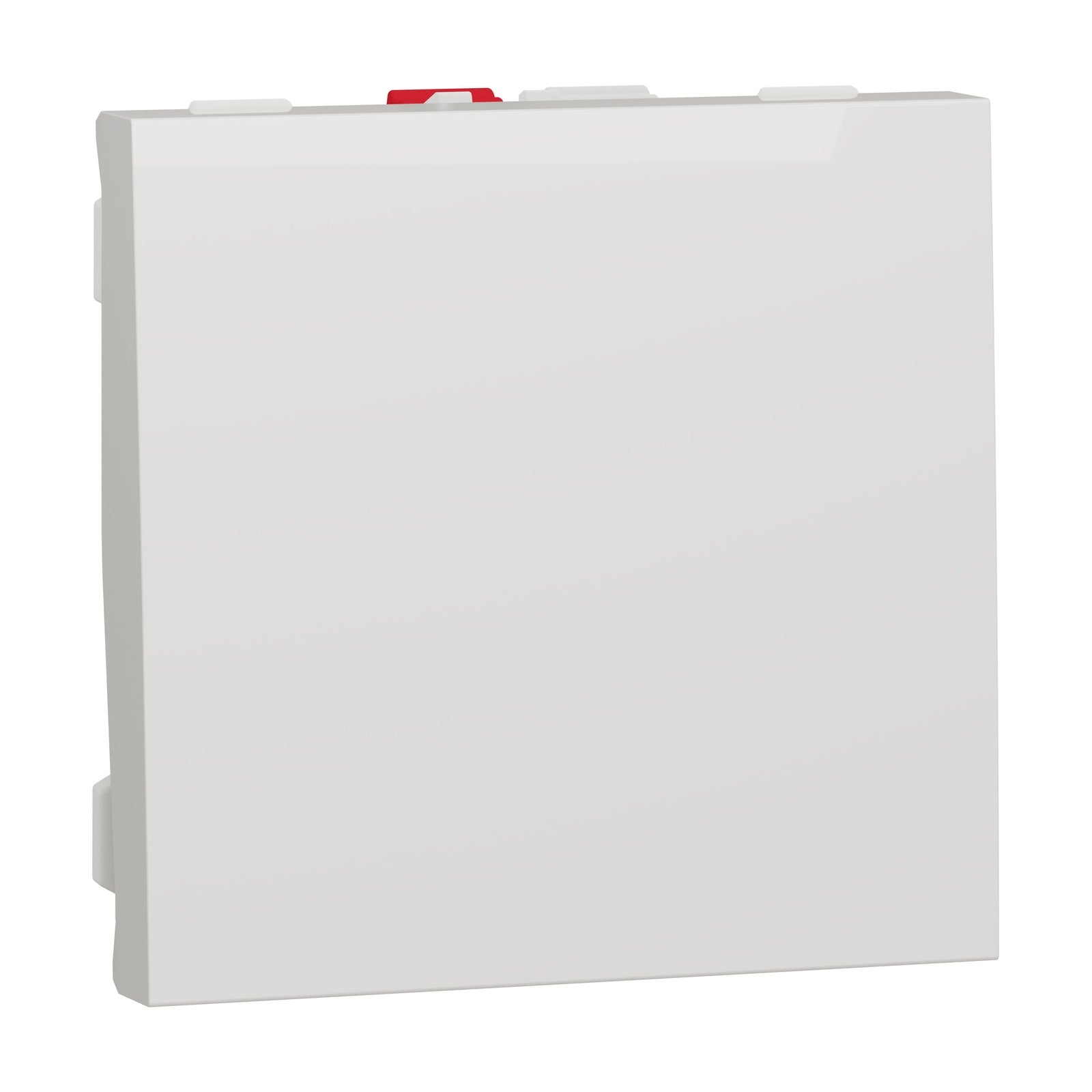 New unica, Interruptor basculante, 10AX, 2 módulos, conexión rápida, IP4X, polar Schneider Electric NU320118 - referencia NU320118