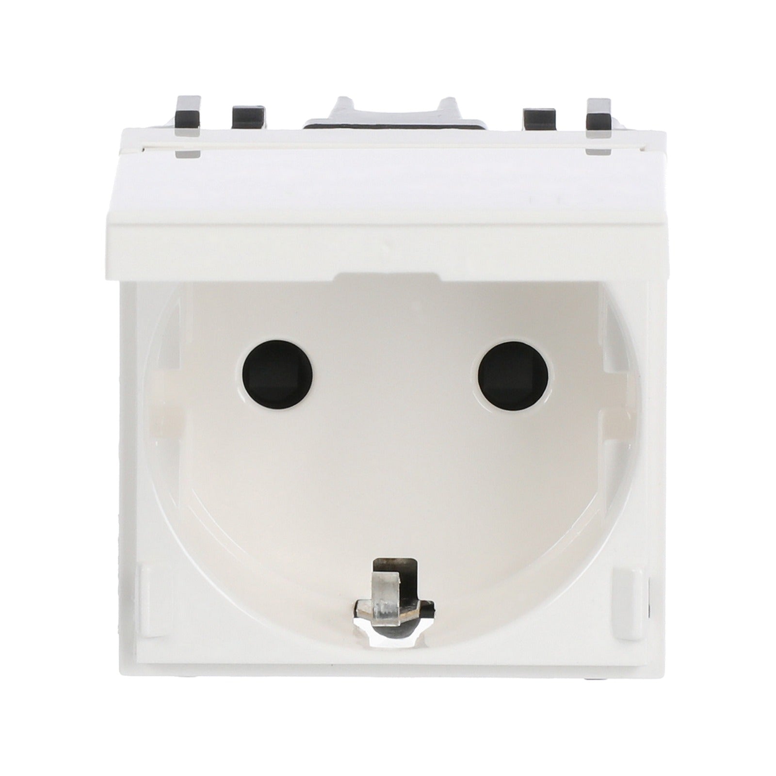 Base de enchufe Schuko con tapa blanca Niessen Zenit N2288.1 BL - referencia N2288.1 BL
