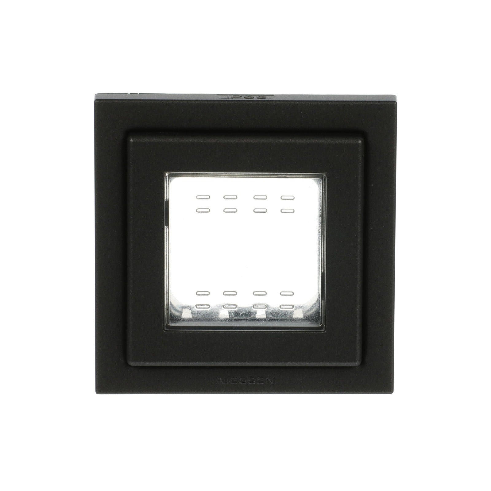 Marco estanco antracita IP55 de 1 elemento con tapa Niessen Zenit N3271 AN - referencia N3271AN