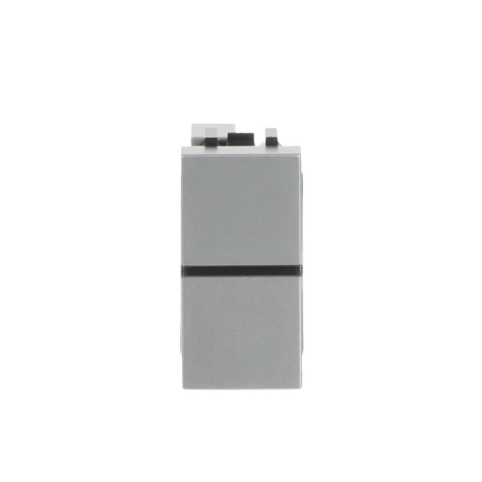 Conmutador plata con LED intercambiable Niessen Zenit N2102 PL - referencia N2102PL