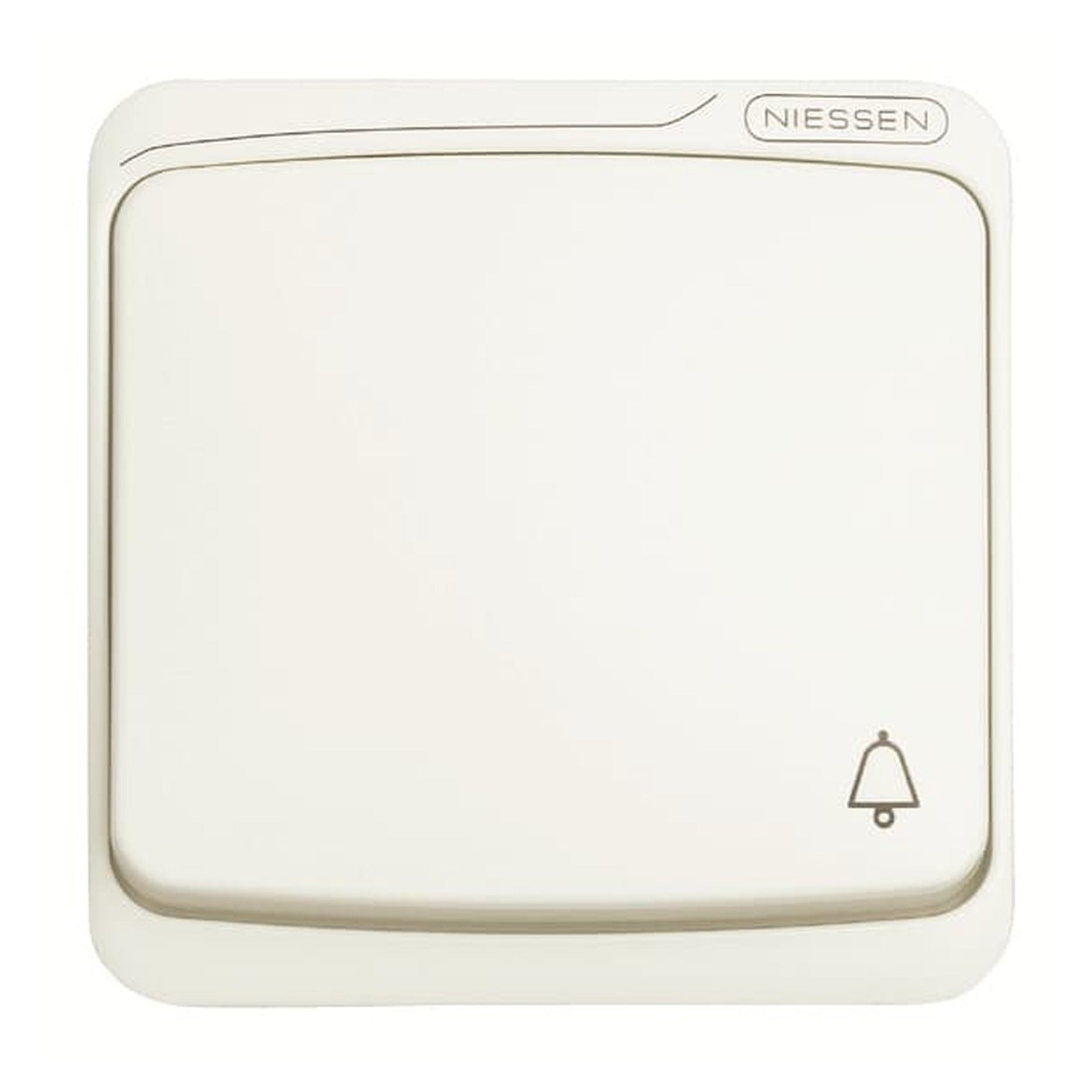 Tecla blanca para pulsador de timbre Niessen Arco 8704 BA - referencia 8704BA