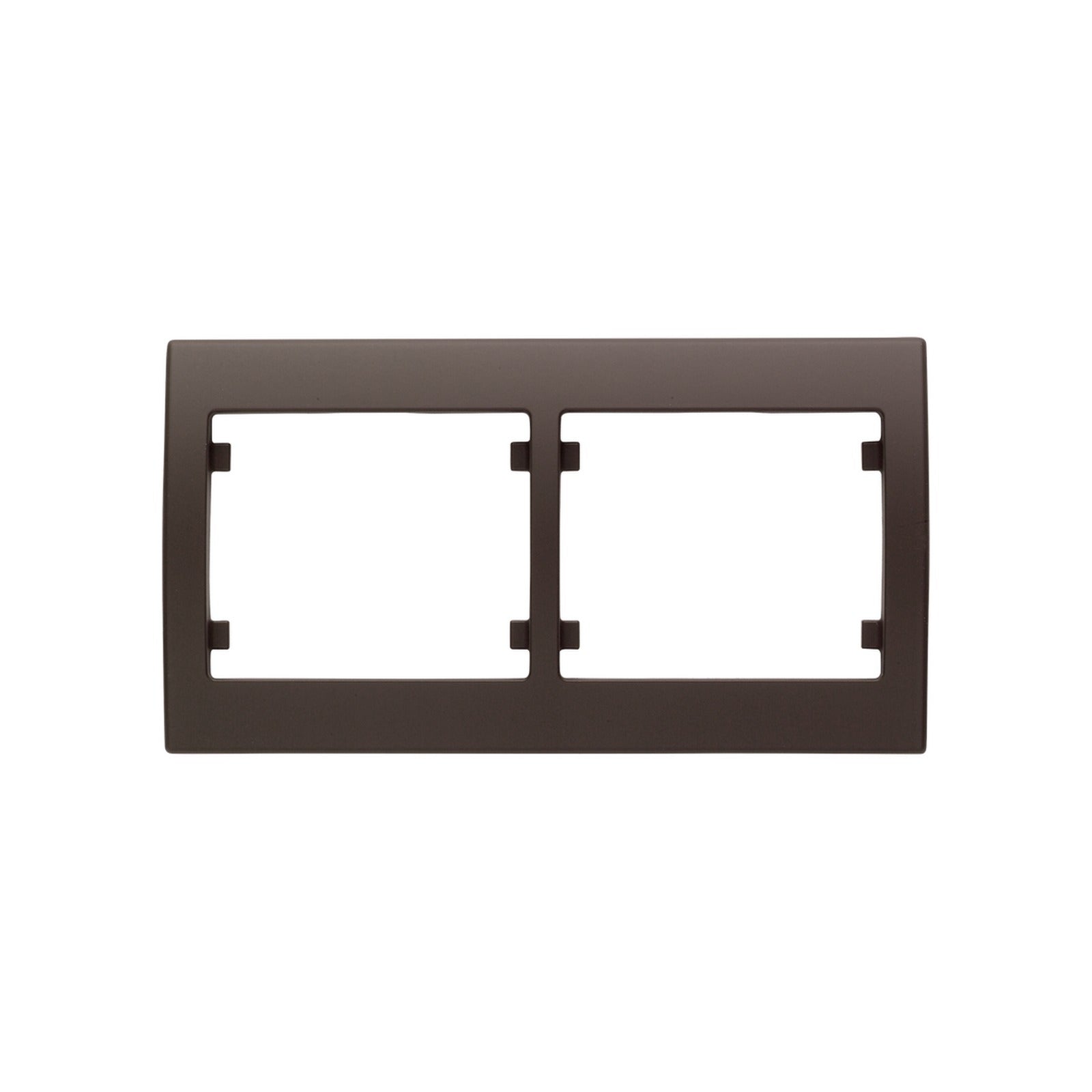 Marco BJC Iris de 2 elementos horizontal, chocolate - referencia 18002-CH