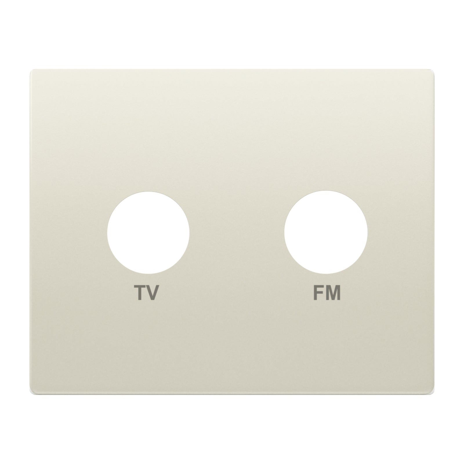 Tapa para toma TV-FM BJC Iris, beige - referencia 18330-A