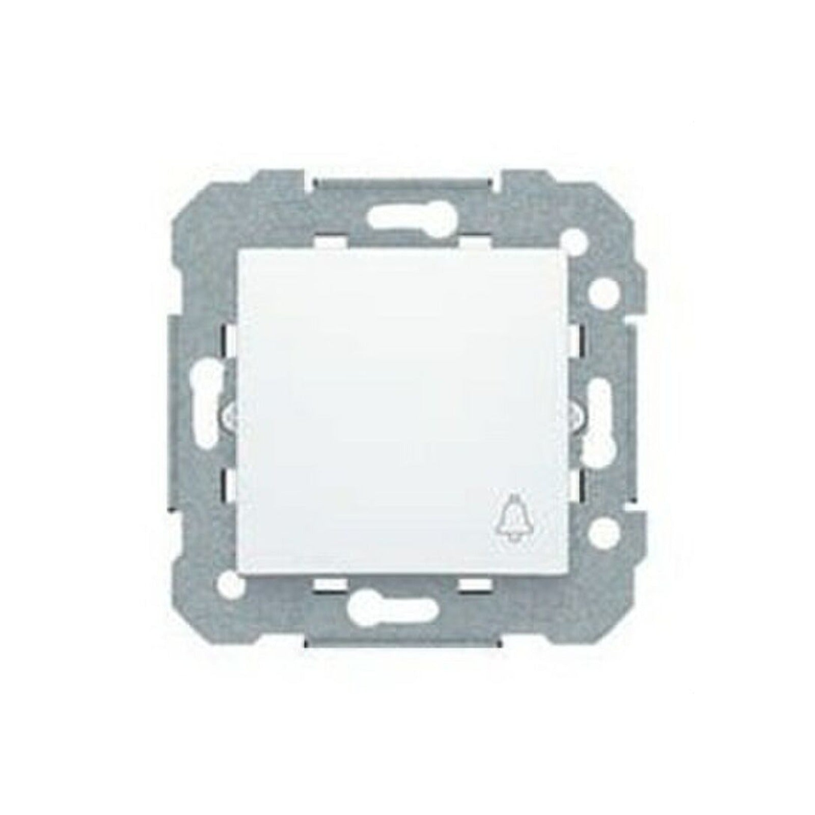 Viva, Pulsador, logo timbre, Viva, blanco con garras 10 A 250 vac BJC Viva - referencia 23516-1X