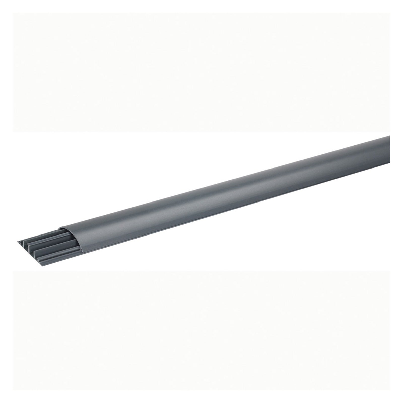 Canal de suelo pasacables - 4 compartimentos - 92x20 - antracita RAL 7016 - referencia 032800