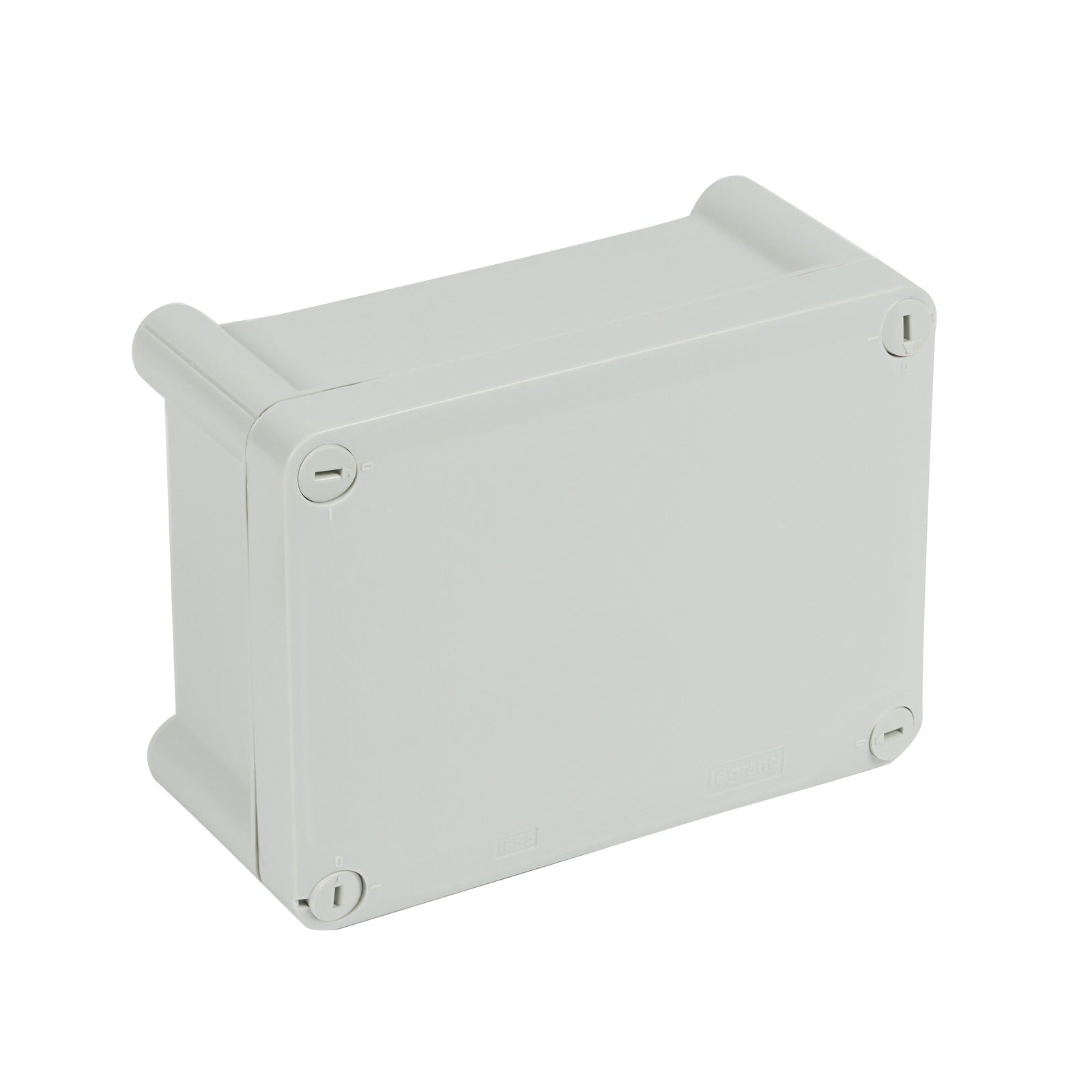 Caja Plexo IP55- IK07, rectangular, de 155x110x80mm. Sin entradas. Color gris - referencia 035946