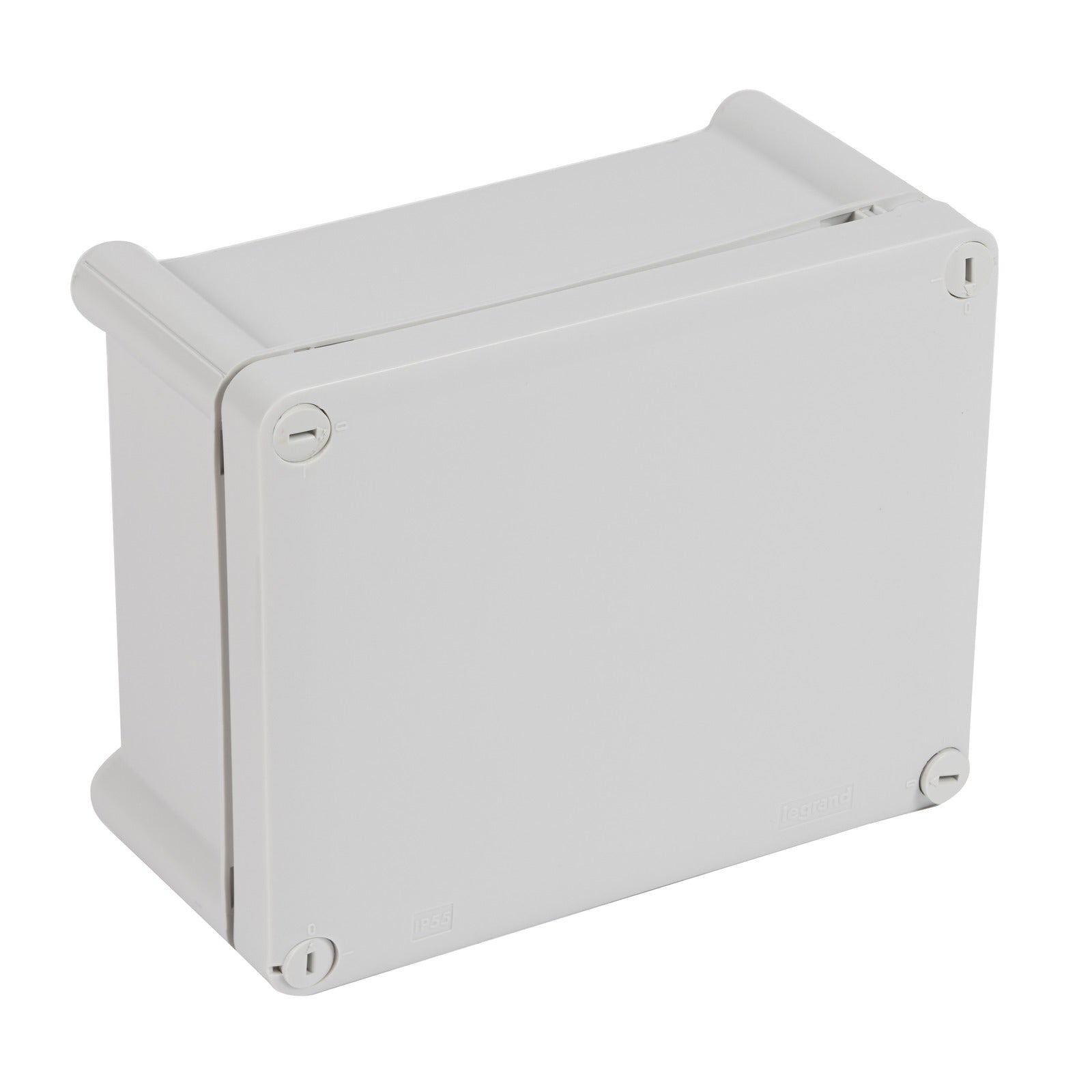 Caja Plexo IP55- IK07, rectangular, de 180x140x92mm. Sin entradas. Color gris - referencia 035956