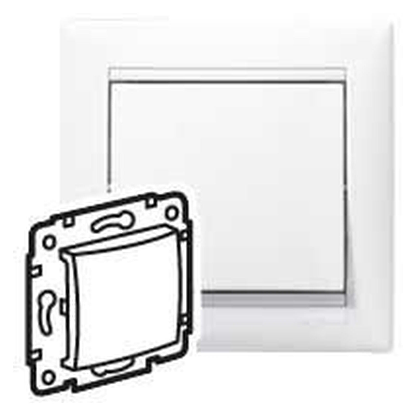 Tapa ciega Valena - Blanco - referencia 774446