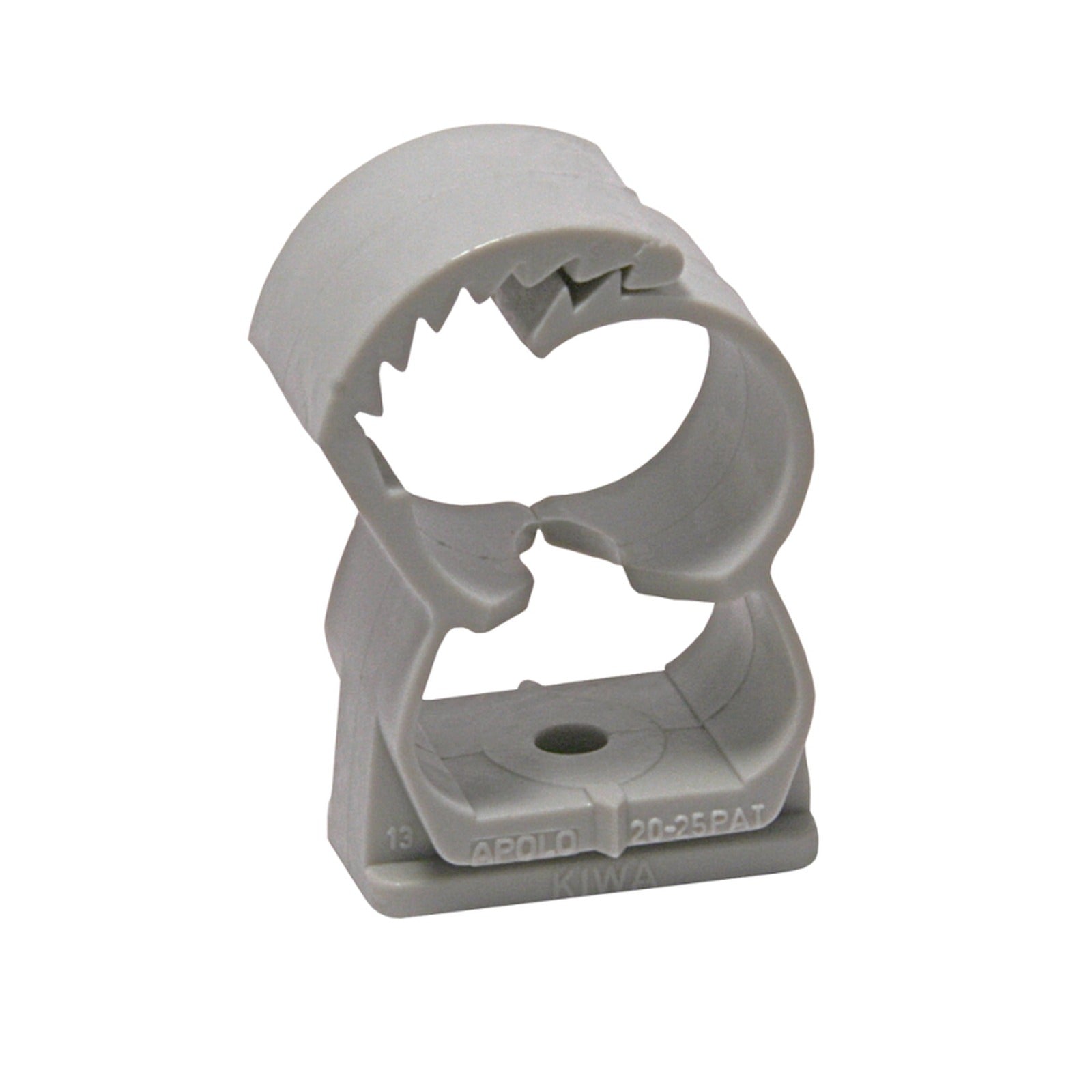 Abrazadera plástica Abranyl® ABT CELO 925ABT — Longitud (mm): 29, Diámetro tubo a fijar (mm): 20-25, Material: Nylon, Color: Gris - referencia 925ABT