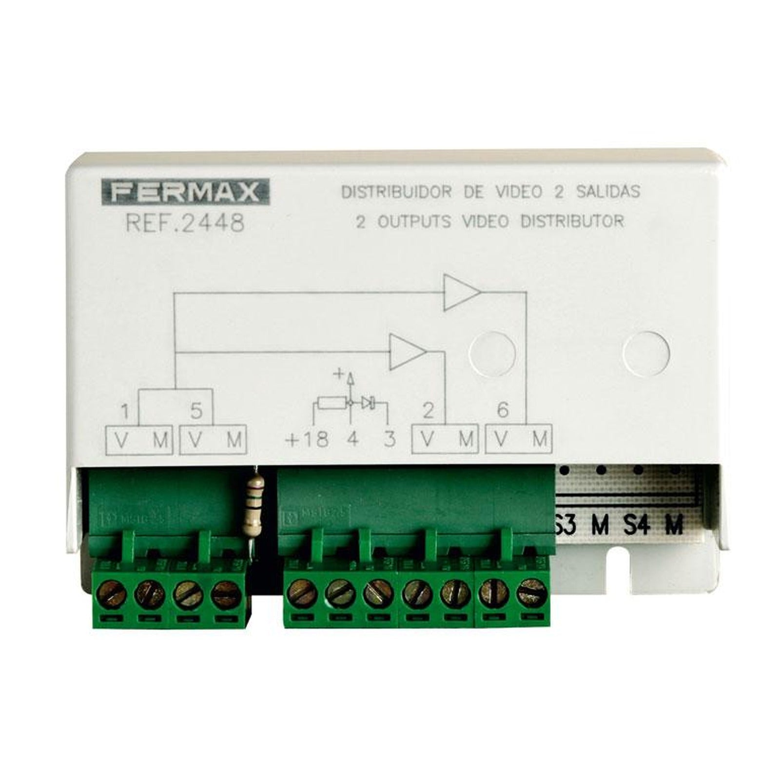 Distribuidor vídeo 2 salidas Fermax – Ref. 2448 - referencia 2448