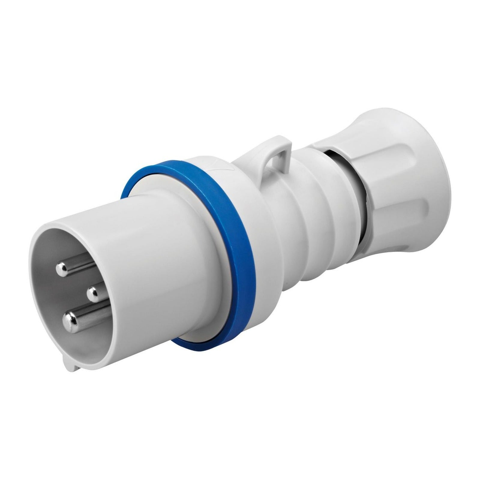 CLAVIJA MÓVIL RECTA HP - IP44/IP54 - 2P+T 32A 200-250V 50/60HZ - AZUL - 6H - CONEXIONADO DE TORNILLO - referencia GW60015H
