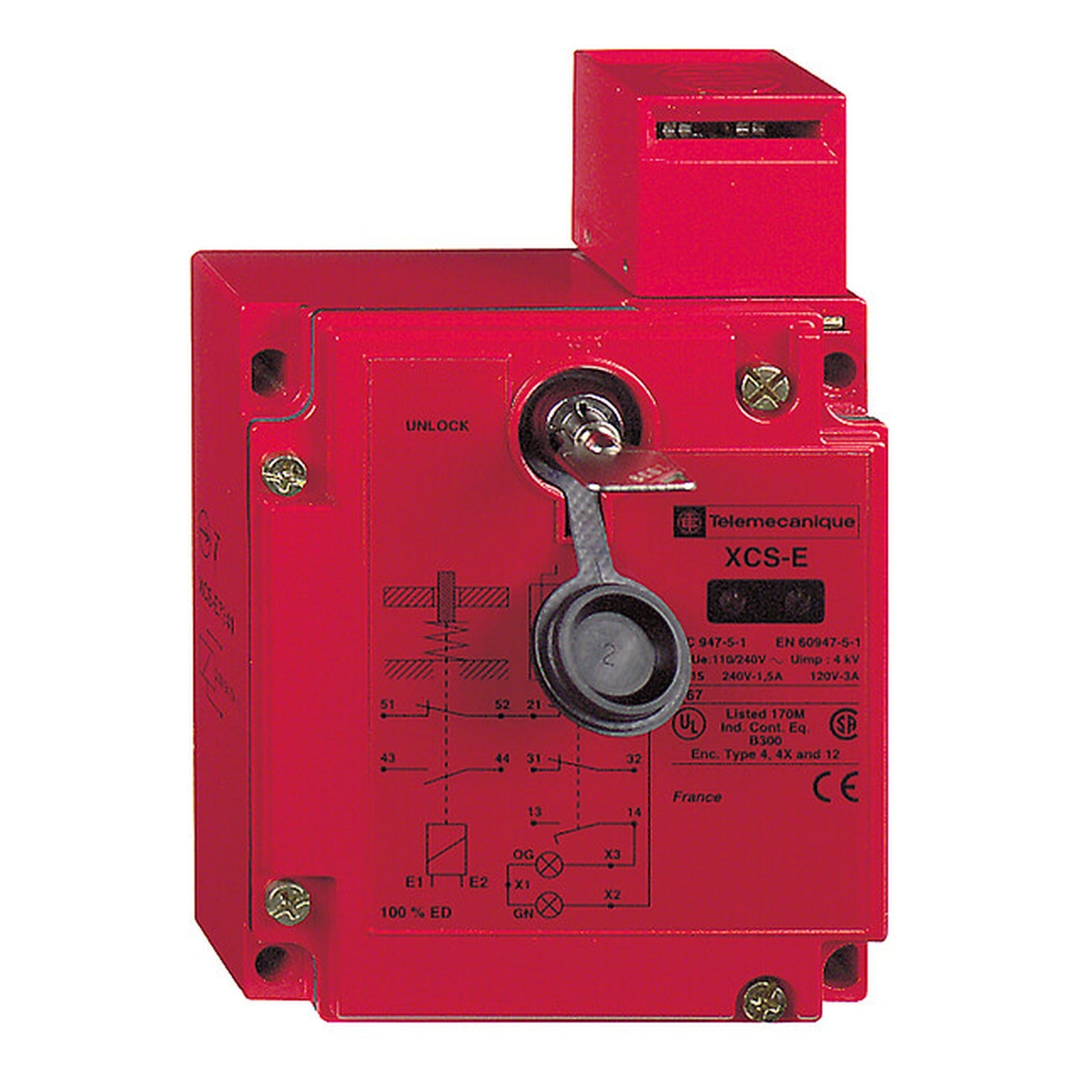 Interruptor de seguridad Telemecanique Sensors XCSE5341, 1 NC + 2 NA – Ref. XCSE5341 - referencia XCSE5341