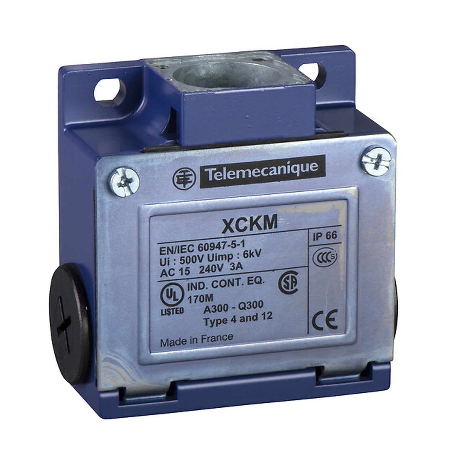 Cuerpo de final de carrera Telemecanique Sensors ZCKM1, 1 NC + 1 NA – Ref. ZCKM1 - referencia ZCKM1
