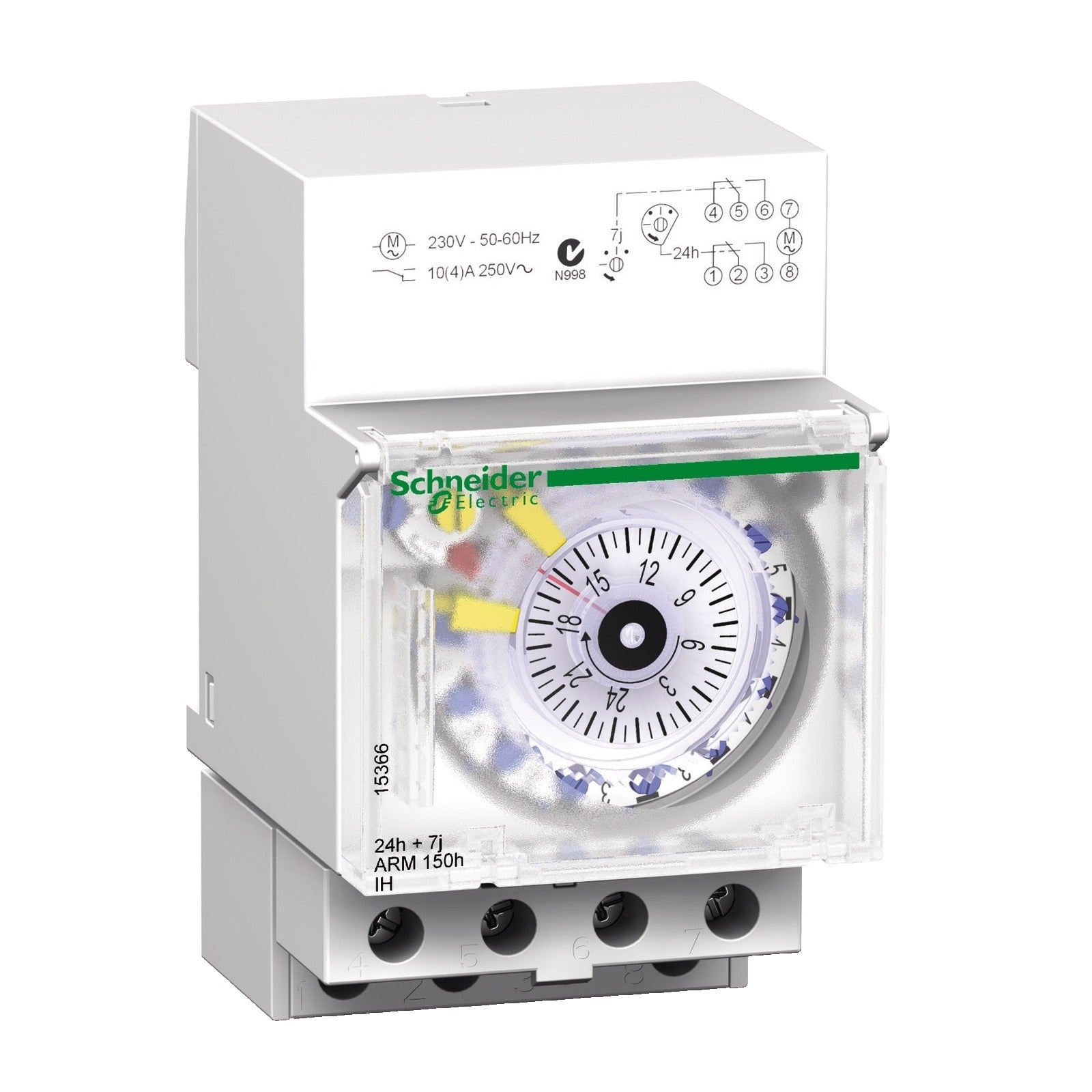 IH SEMANAL CRM 2C, 10 A Schneider Electric 15366 - referencia 15366