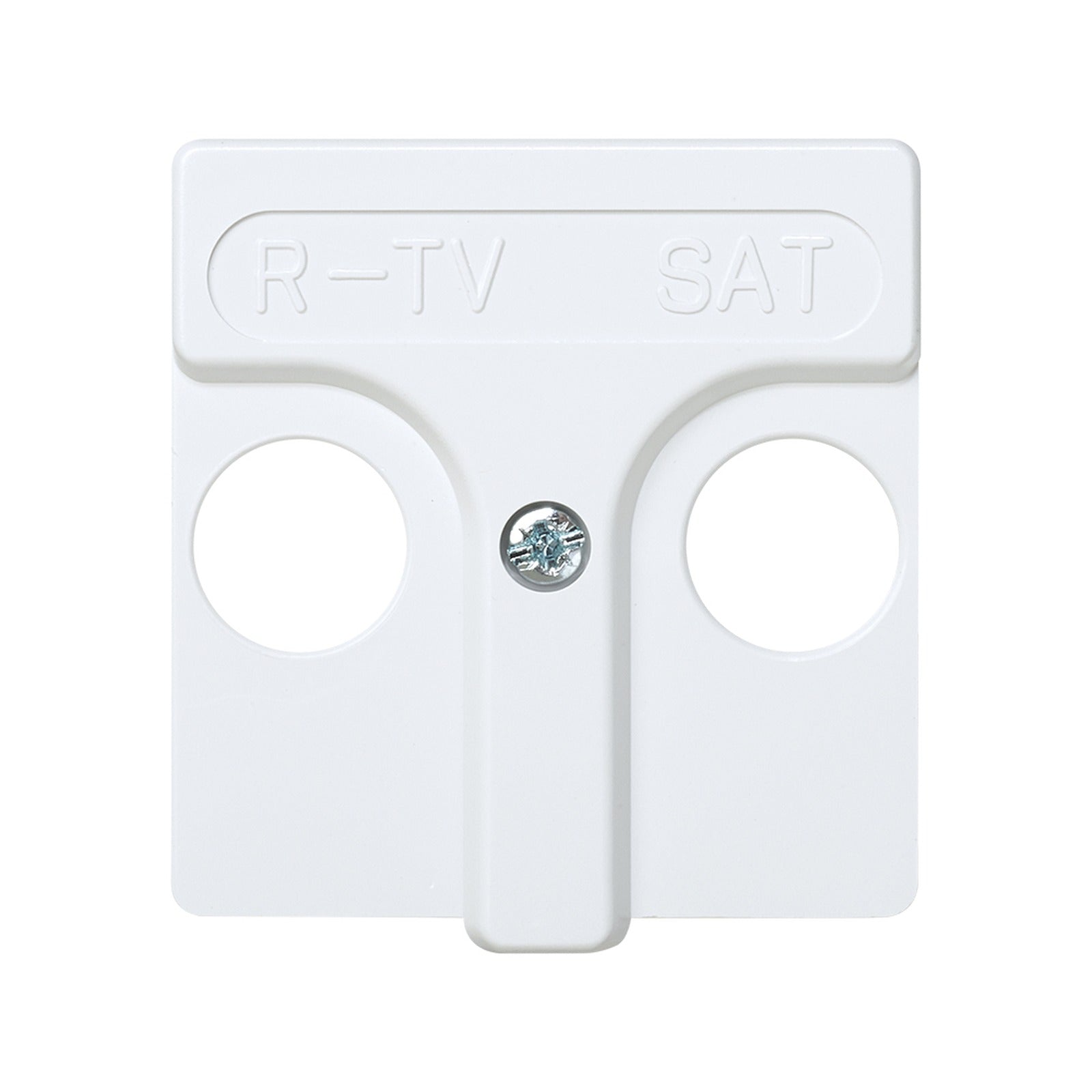 Placa para tomas inductivas de R-TV+SAT blanco Simon 27 Play - referencia 27097-34