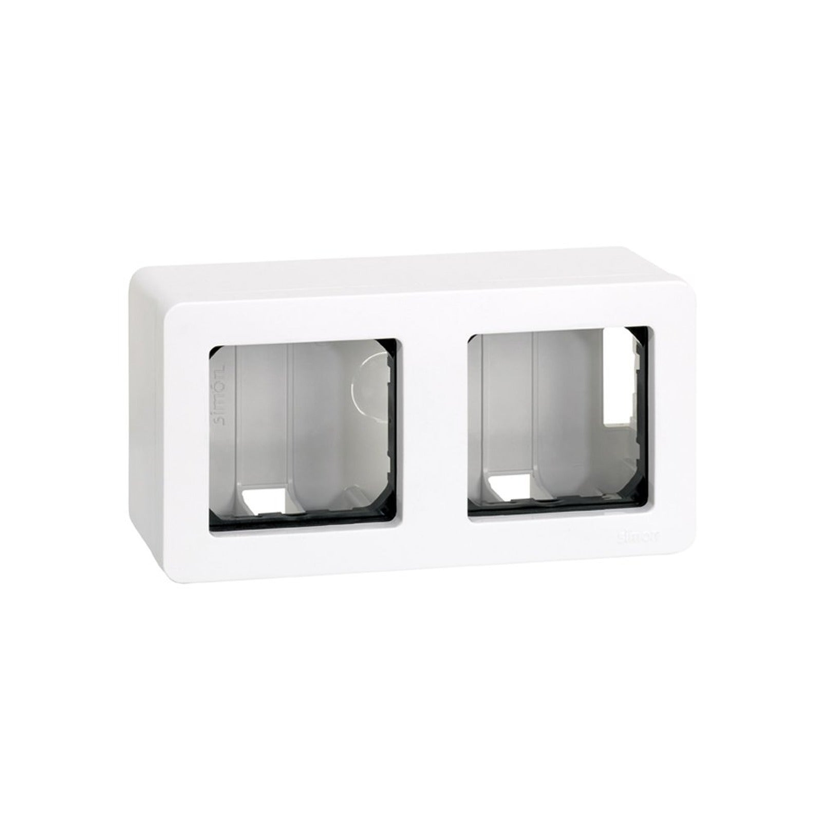Caja de superficie para 2 elementos blanco Simon 27 - referencia 27821-35