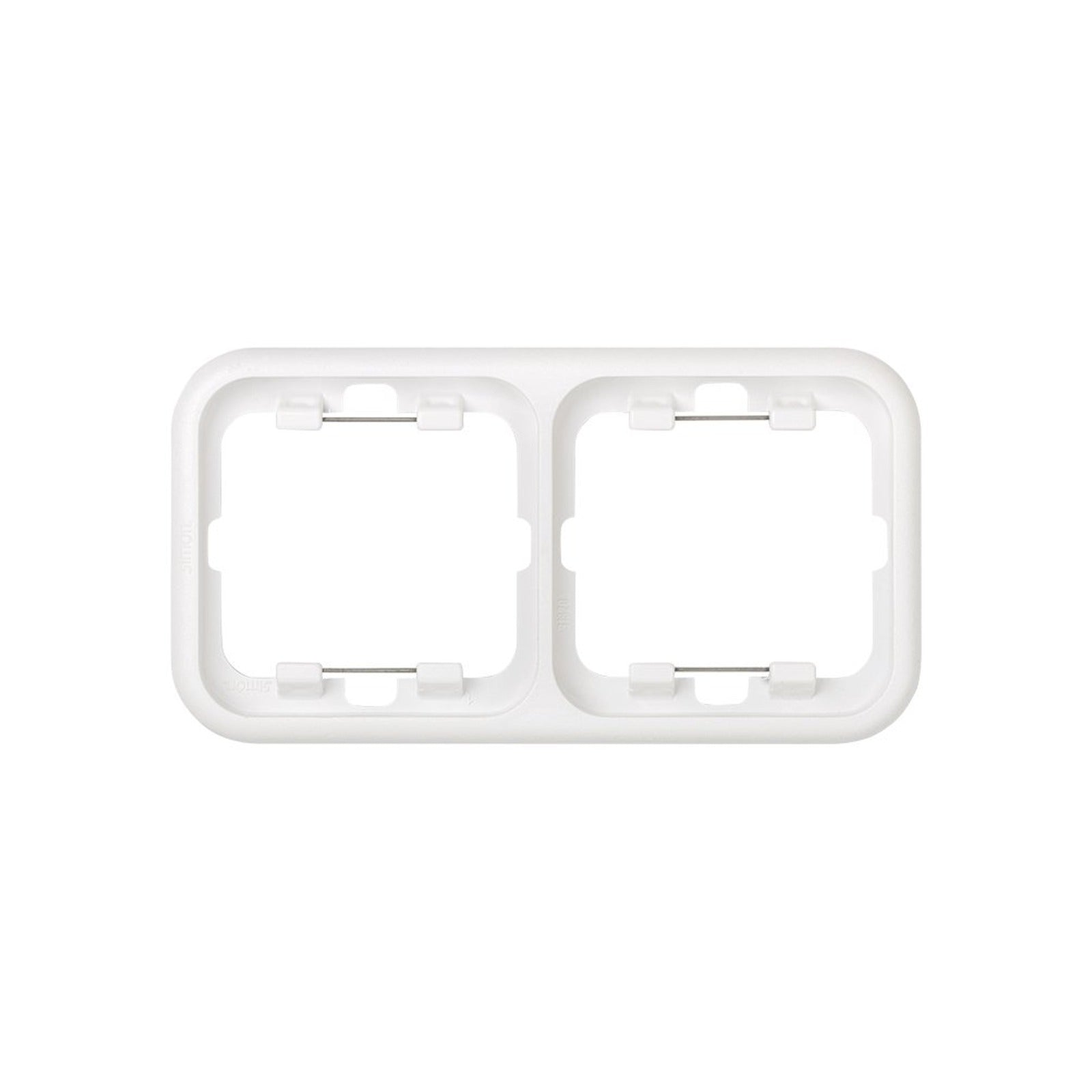 Marco termoplástico para 2 elementos blanco Simon 31 - referencia 31620-30