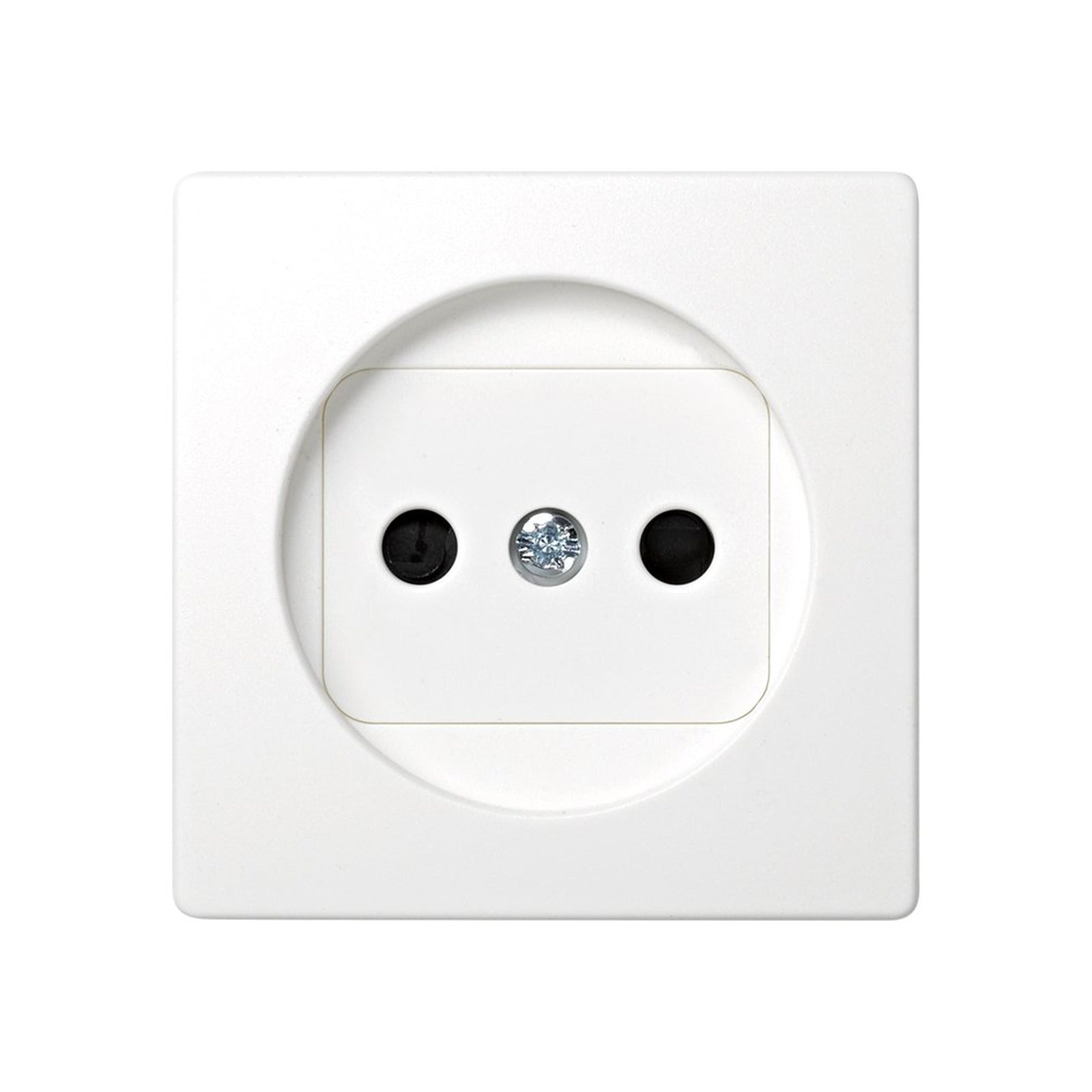 Tapa con dispositivo de seguridad para la base de enchufe bipolar blanco Simon 73 Loft - referencia 73040-60