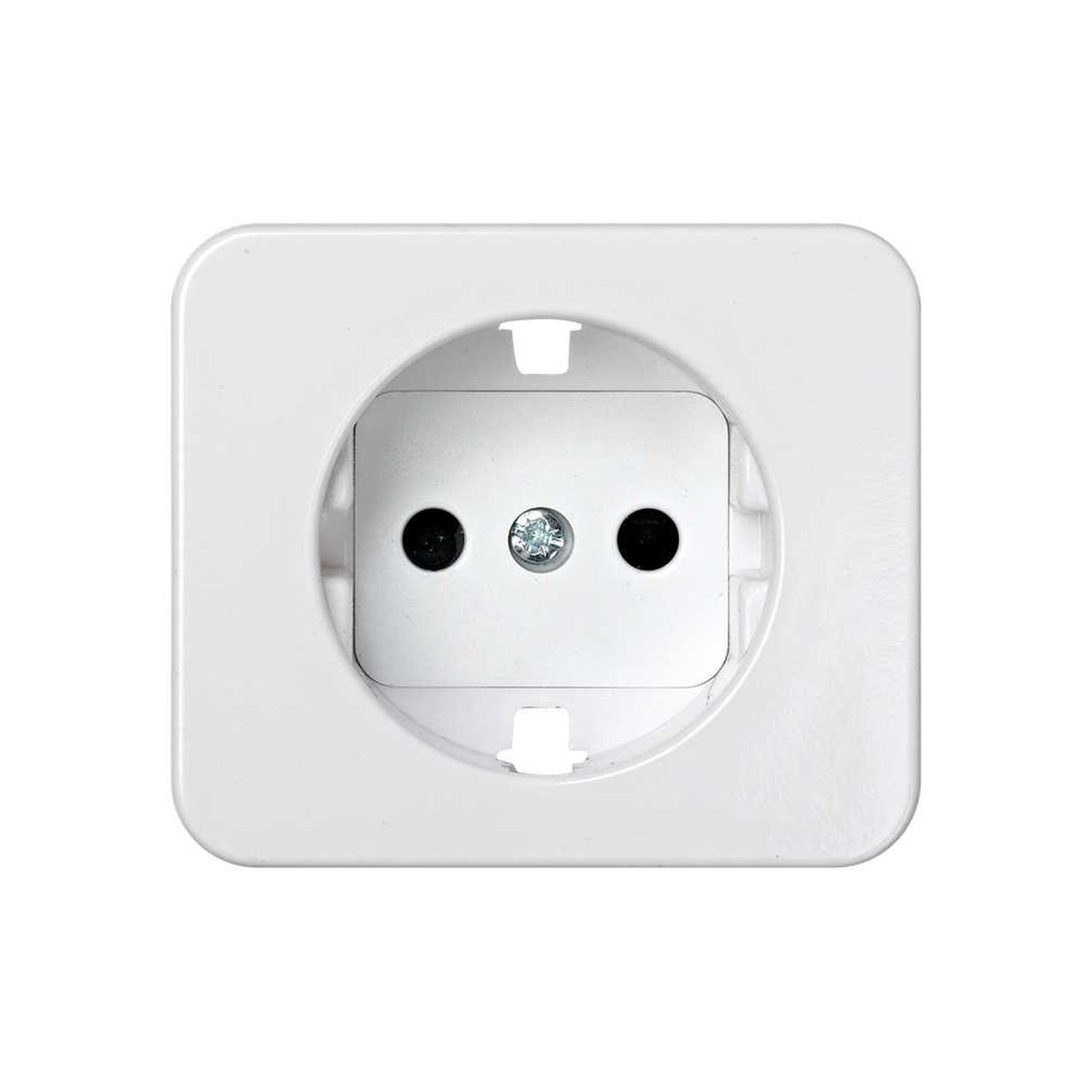 Tapa con dispositivo de seguridad para la base de enchufe Schuko blanco Simon 75 - referencia 75041-60