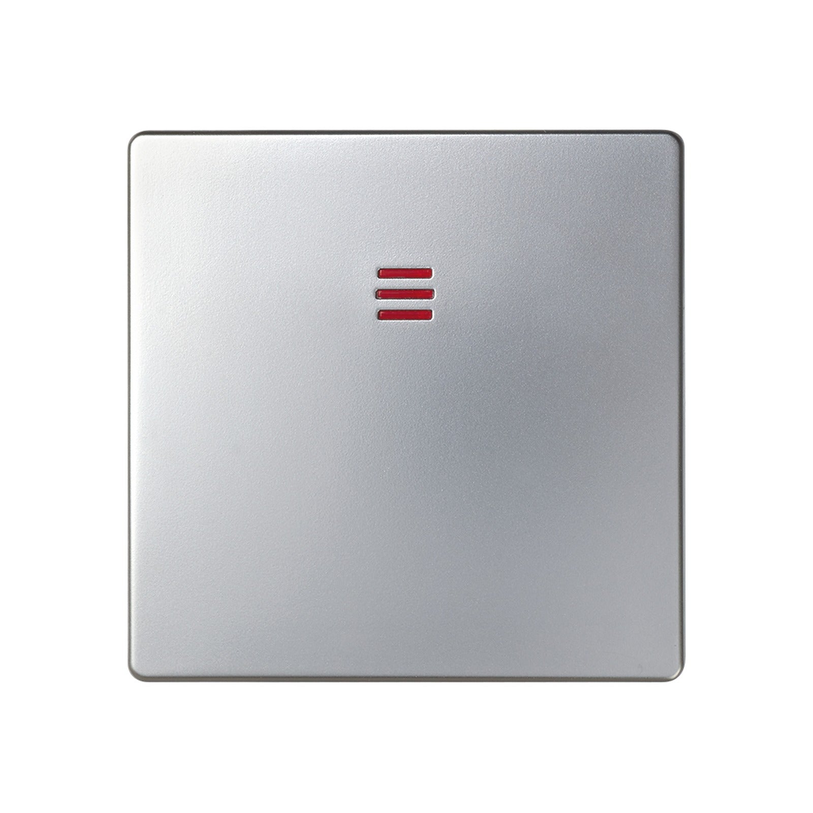 Tecla individual para mecanismos de mando con luminoso aluminio Simon 82 - referencia 82011-33