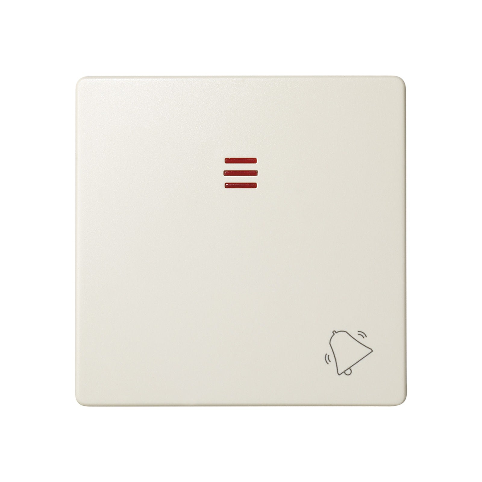Tecla individual con visor y grabado campana marfil Simon 82 - referencia 82015-31